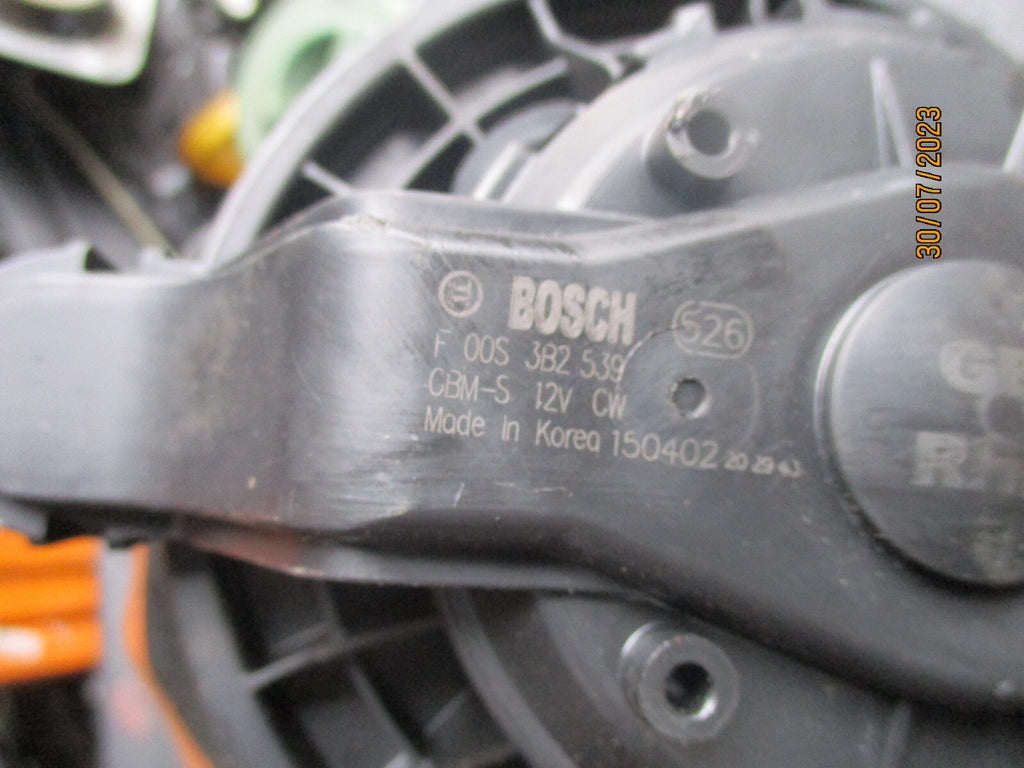 HYUNDAI I20 2015 HEATER BLOWER MOTOR FAN F00S3B2539