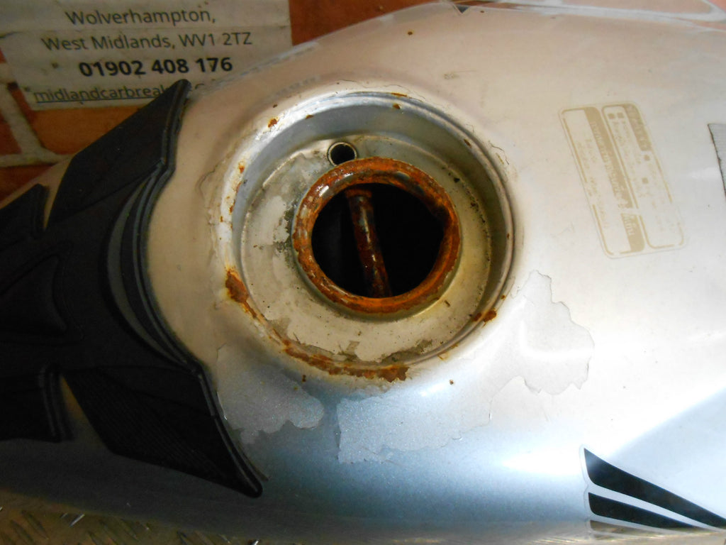 HONDA LS 125 R 2004 STEEL PETROL FUEL TANK & PETROL TAP SILVER