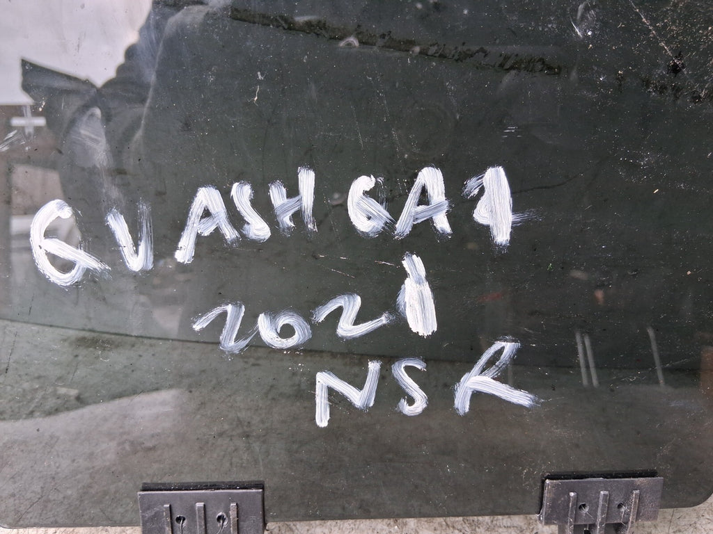 2021 NISSAN QASHQAI MK2 J11 NSR PASSENGER SIDE REAR LEFT WINDOW GLASS 43R002092
