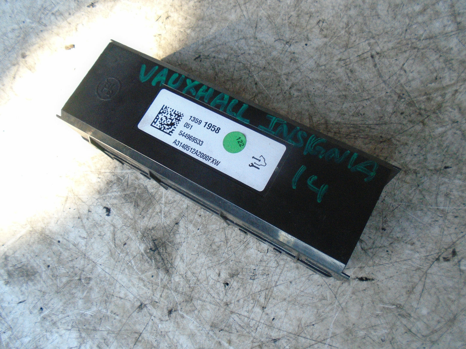 VAUXHALL INSIGNIA A 2014 HEATER CONTROL MODULE ECU 13591958