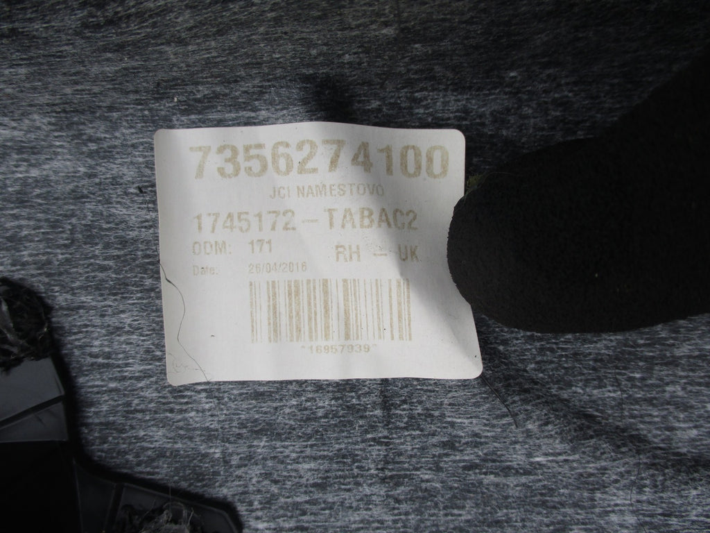FIAT 500 312 MK1 OSF DRIVER SIDE FRONT DOOR CARD 7356274100