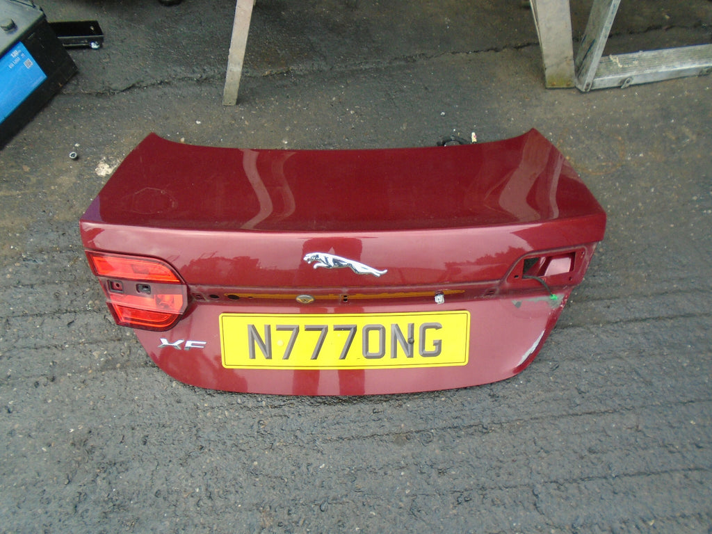 JAGUAR XF FACELIFT 2013 BARE SHELL FRAME TAILGATE BOOTLID HATCH RED CAJ