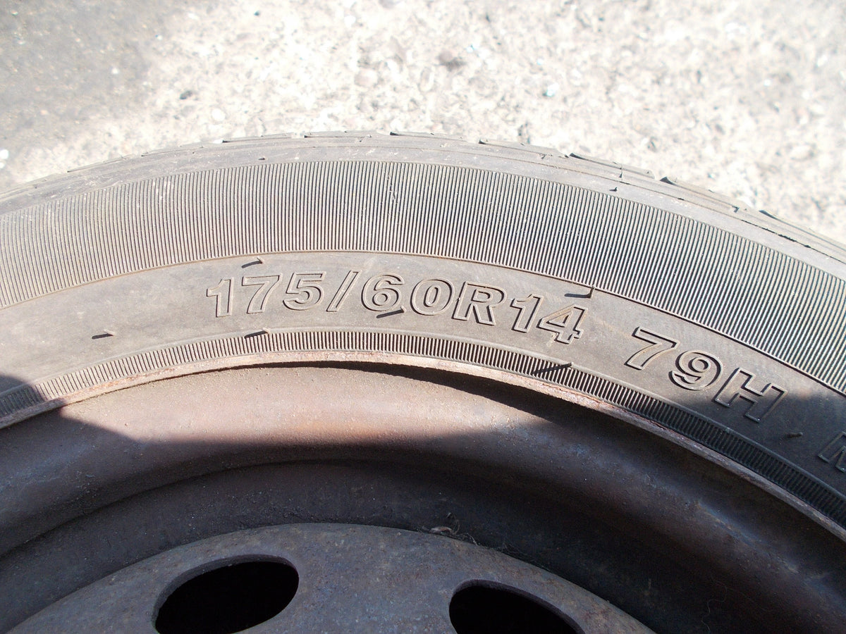 ROVER GOODRIDE 14 INCH STEEL 4 STUD WHEEL 175/60 R14