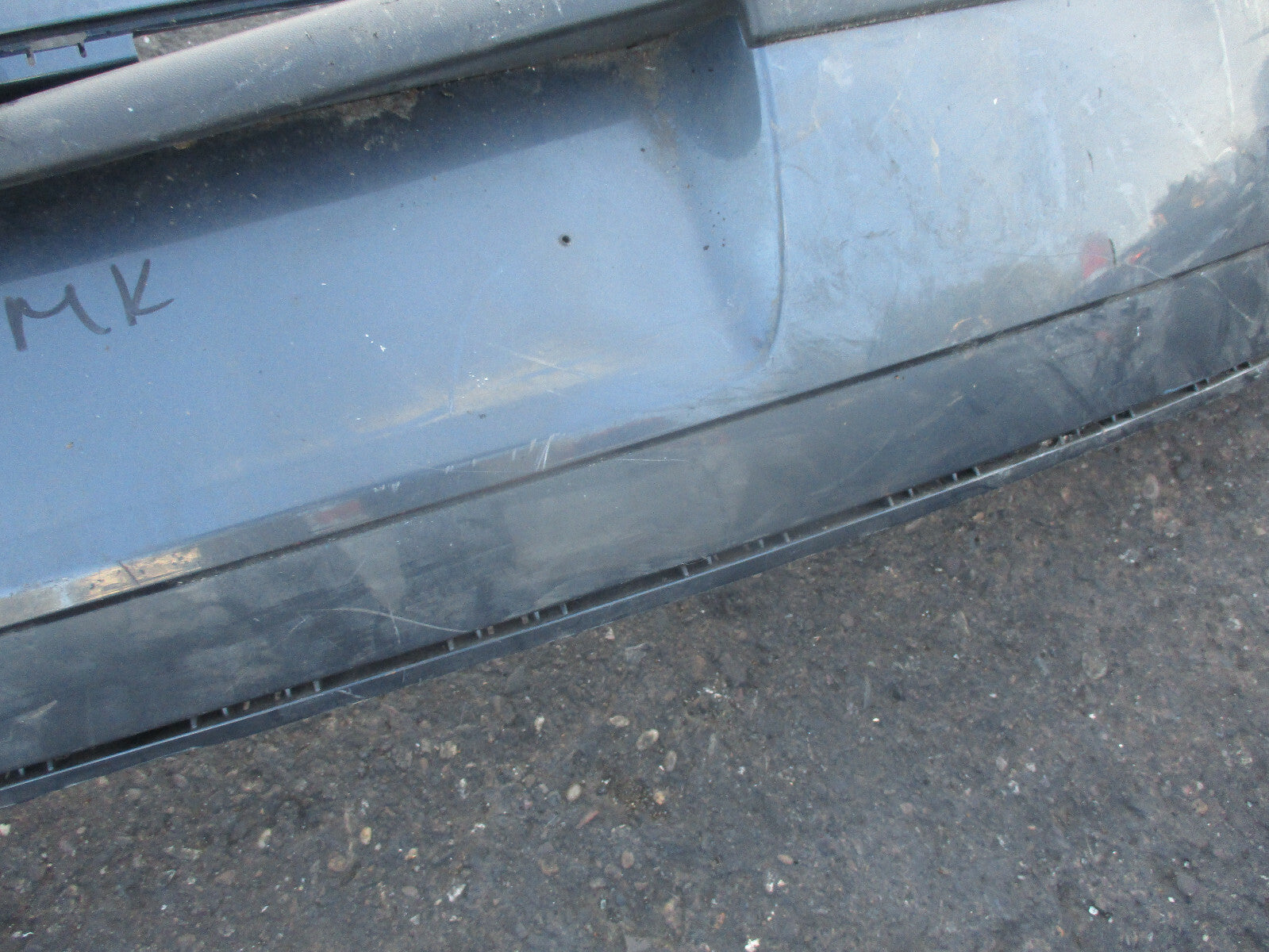 VW VOLKSWAGEN POLO 9N MK4 HATCHBACK REAR BUMPER DARK GREY