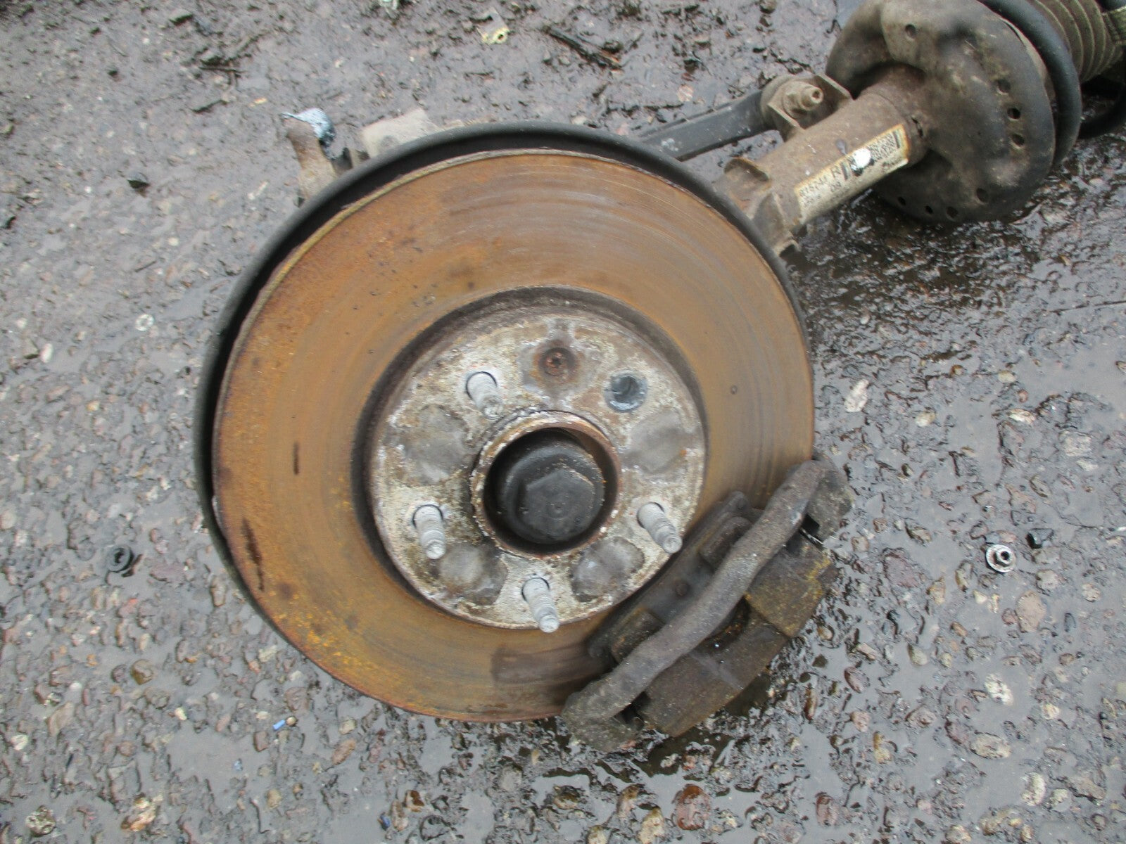 VAUXHALL ASTRA J 2013 2.0 CDTI OS DRIVER SIDE SUSPENSION LEG SPRING HUBS