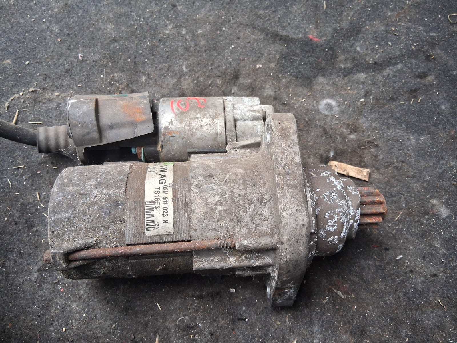 2008 VOLKSWAGEN PASSAT B6 2.0 DIESEL STARTER MOTOR 02M911023N