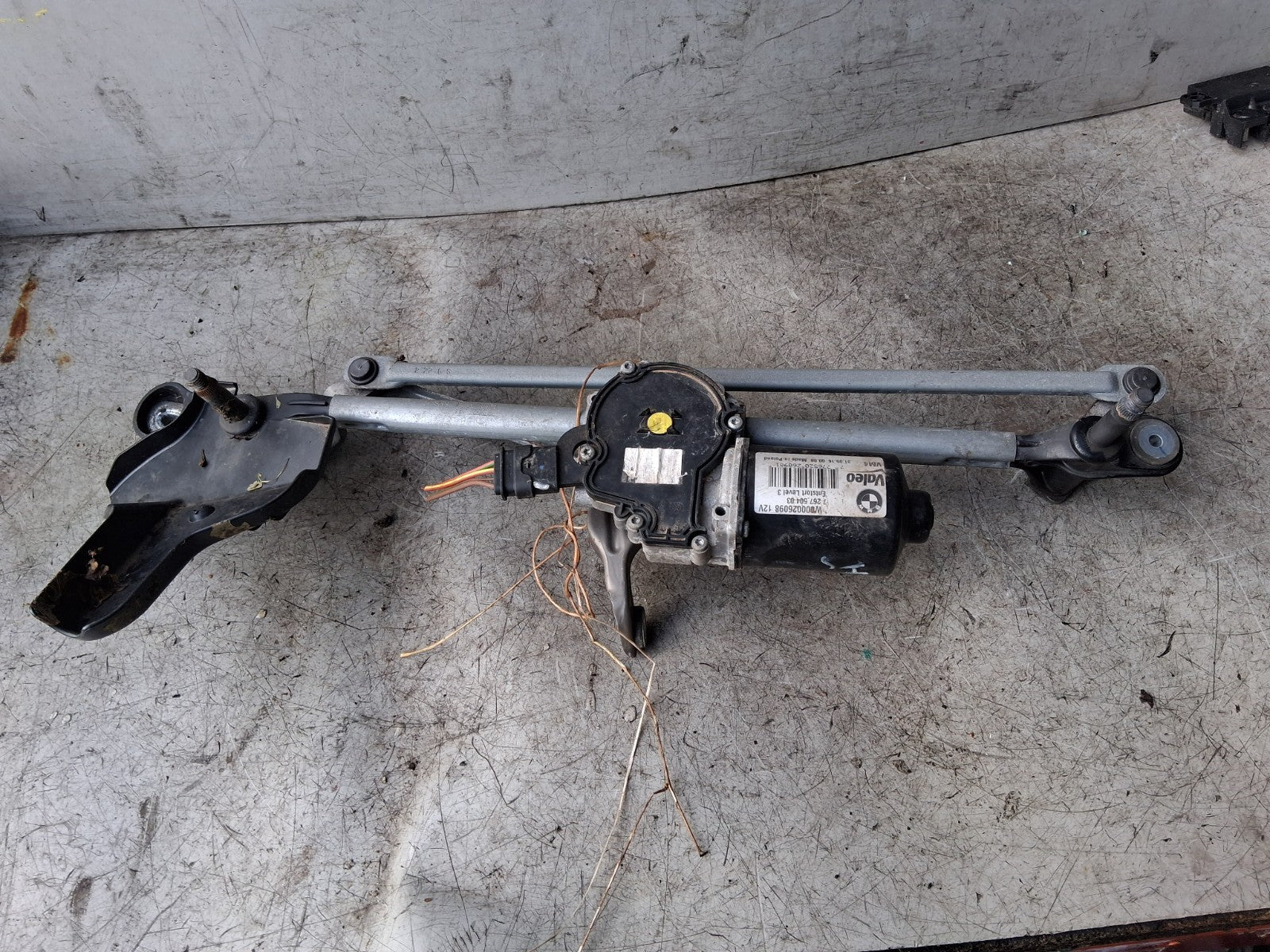 2016 BMW 1 SERIES F20 LCI FRONT WINDSCREEN WINDOW WIPER MOTOR LINKAGE 726750403