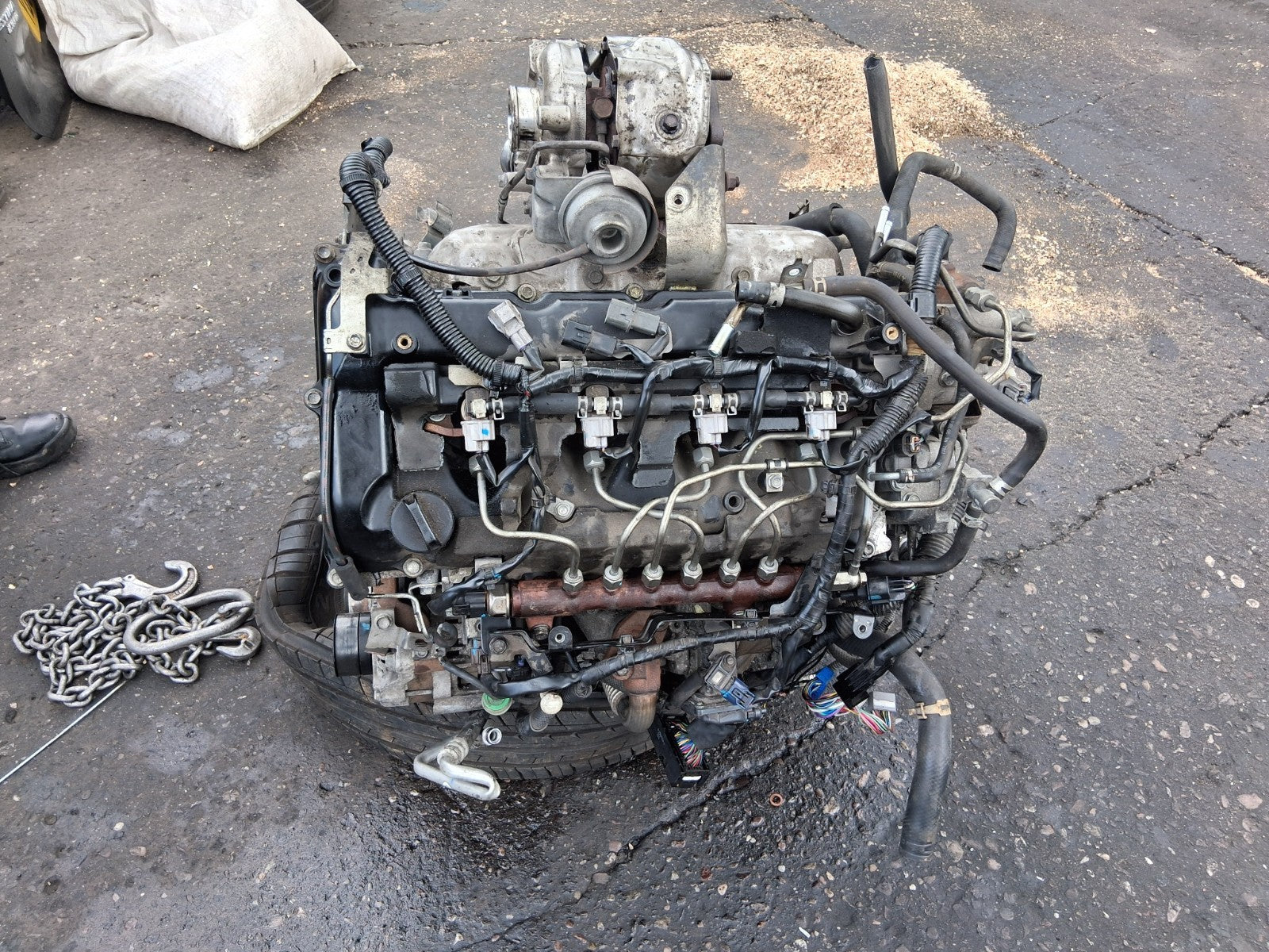 2018 MITSUBISHI OUTLANDER MK3 2.3 DIESEL COMPLETE ENGINE 4N14 96K MILES