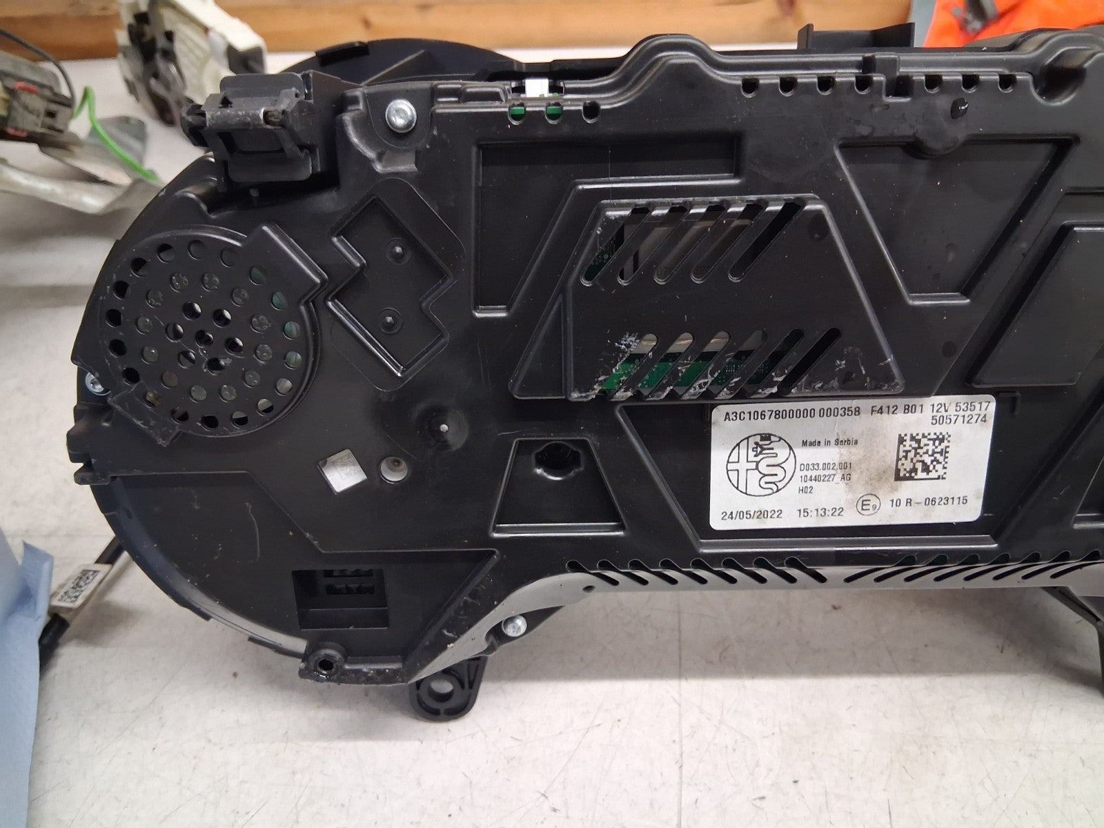 2022 ALFA ROMEO STELVIO 949 2.0 PETROL SPEEDOMETER INSTRUMENT CLUSTER 50571274