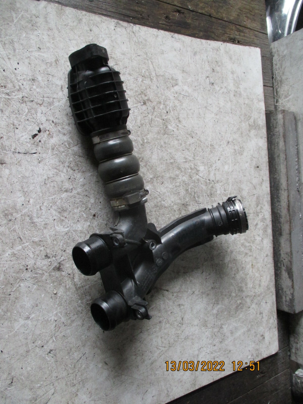 VAUXHALL GRANDLAND X 2018 INTER COOLER PIPE 9804177580