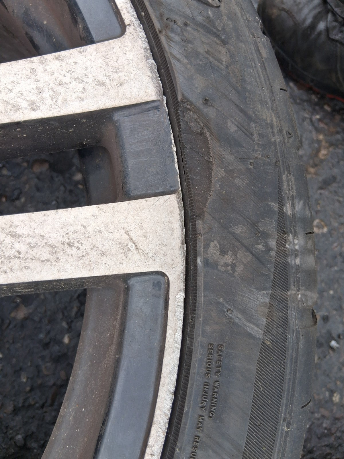 2005 PORSCHE CAYENNE MK1 22 INCH ALLOY WHEEL WITH TYRE 285/35ZR22