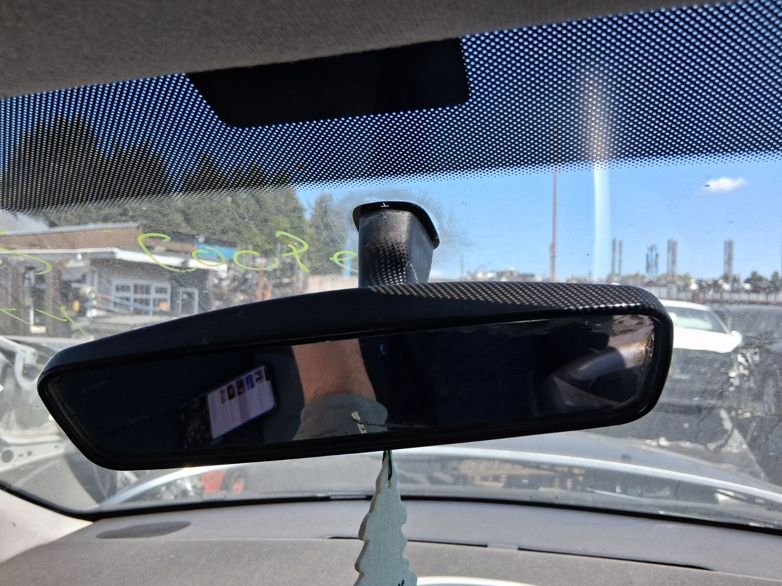 2009 PEUGEOT 207 INTERIOR REAR VIEW BACK MIRROR