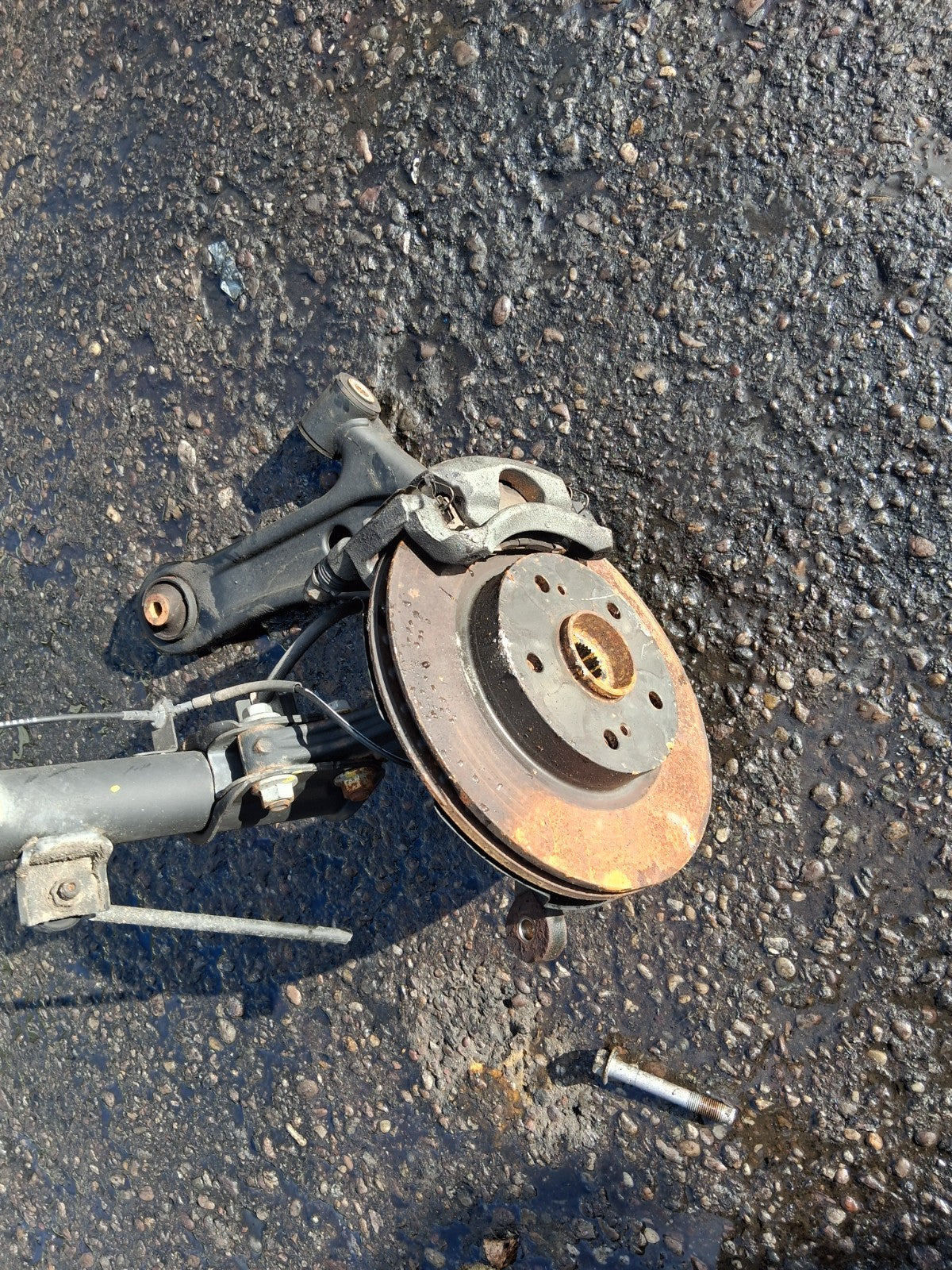 2022 SUZUKI VITARA MK4 1.4 PETROL OSF DRIVER SIDE FRONT RIGHT HUB SHOCK LEG