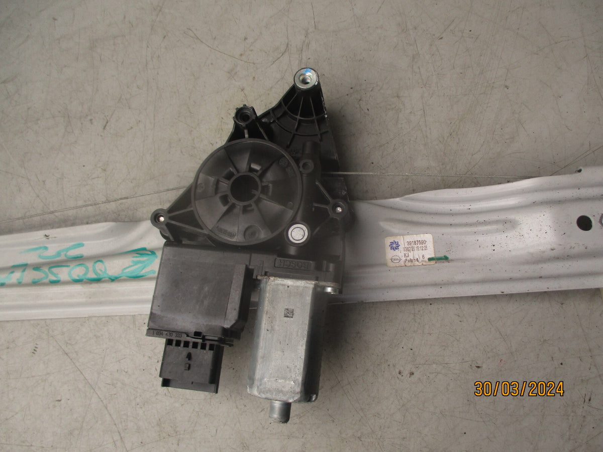 2022 VAUXHALL CROSSLAND OSF DRIVER FRONT DOOR WINDOW MOTOR & REGULATOR  39187590