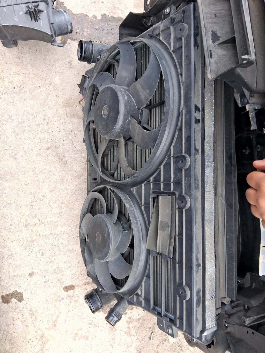 2014 VW VOLKSWAGEN PASSAT B7 2.0 DIESEL COMPLETE RAD PACK RADIATOR FRONT PANEL