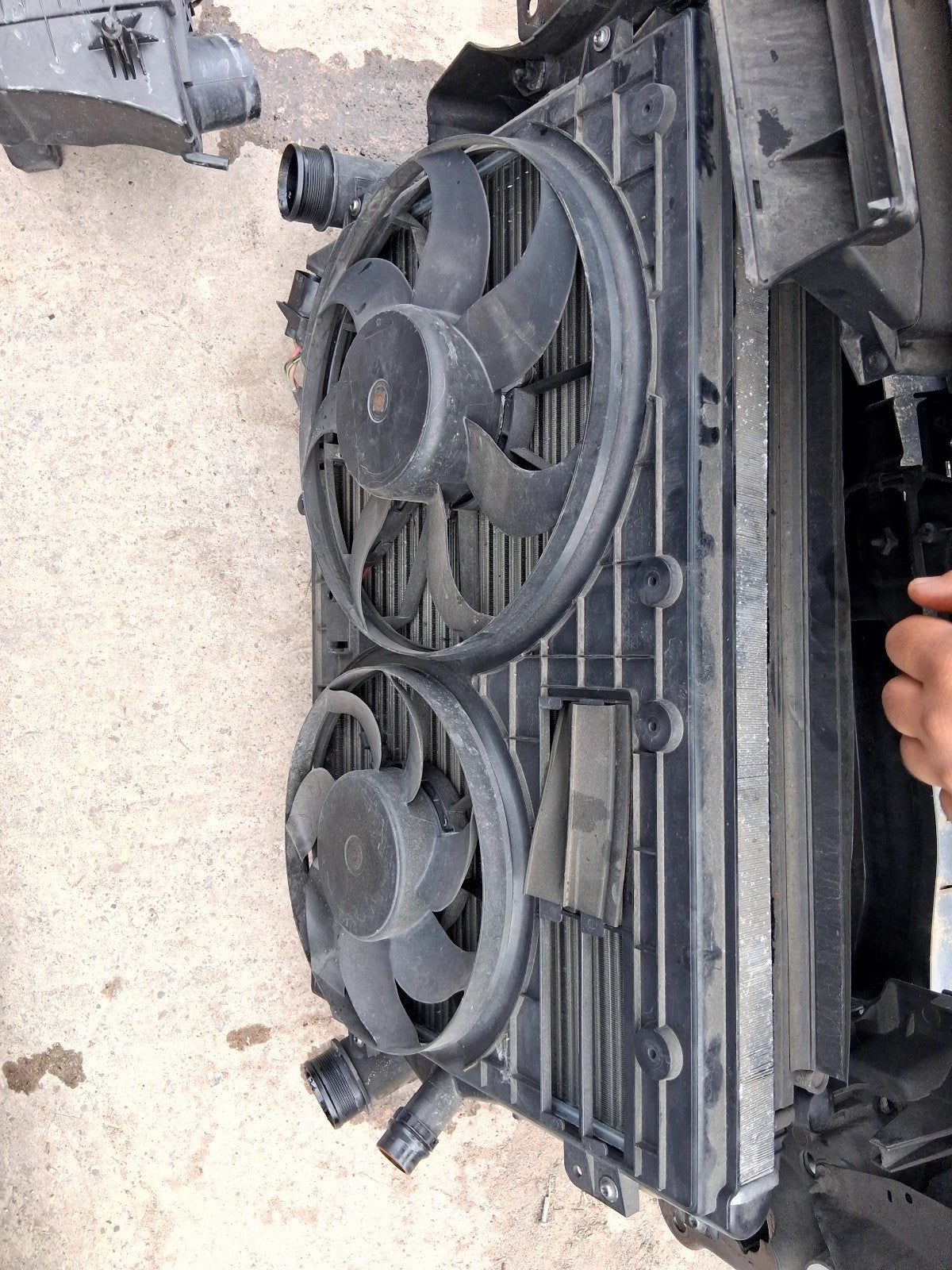 2014 VW VOLKSWAGEN PASSAT B7 2.0 DIESEL COMPLETE RAD PACK RADIATOR FRONT PANEL