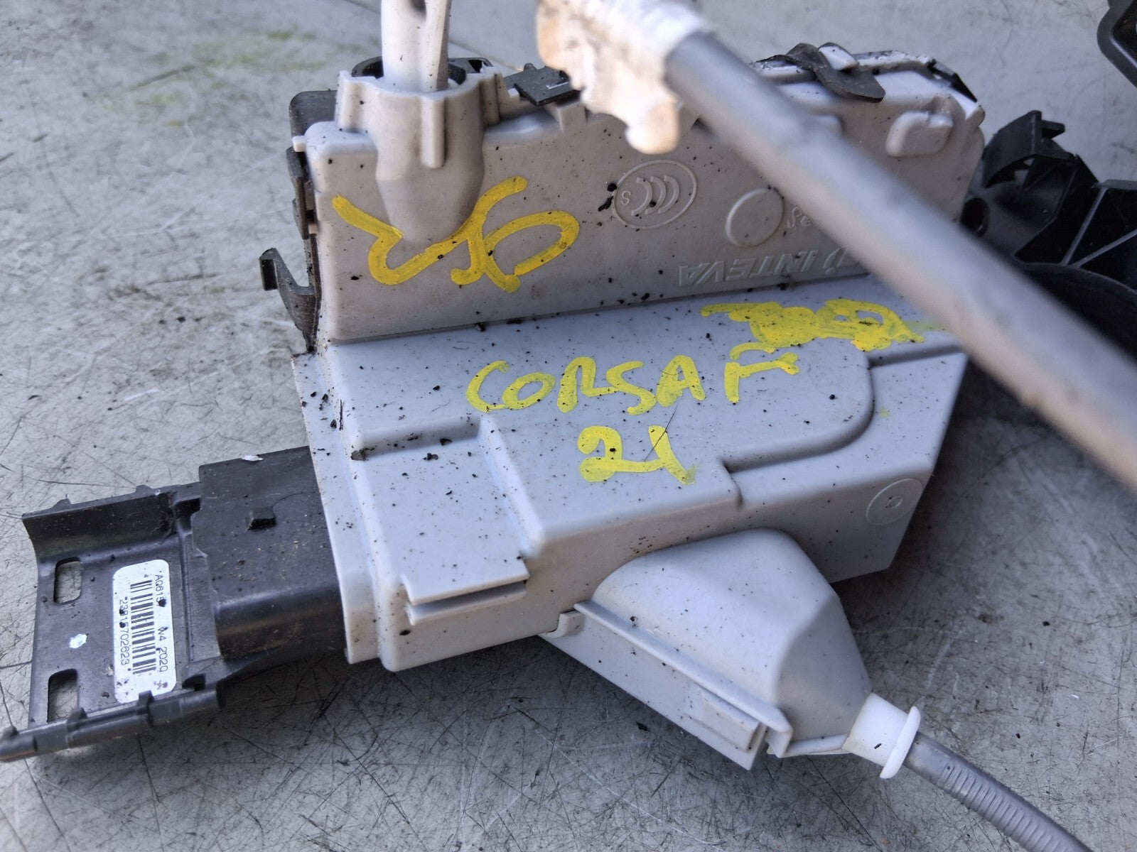 VAUXHALL CORSA F 2021 OSR DRIVER SIDE REAR RIGHT DOOR LOCK MECHANISM 292853