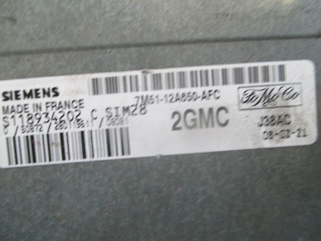 FORD FOCUS MK2 2008 1.6  PETROL ECU ENGINE CONTROL UNIT WITH LOOM 7M5112A650