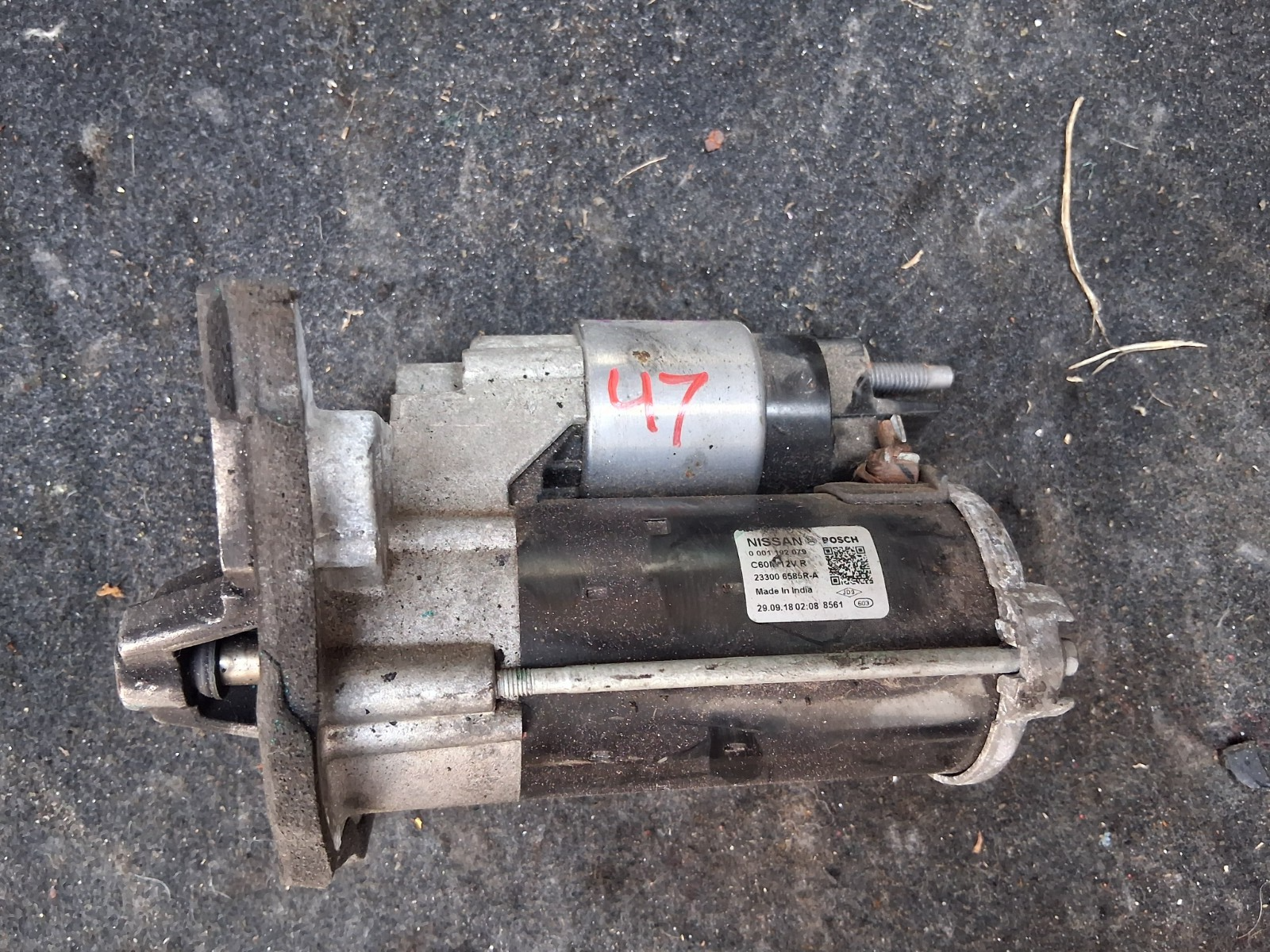 2019 NISSAN MICRA K14 0.9 PETROL STARTER MOTOR 233006585R