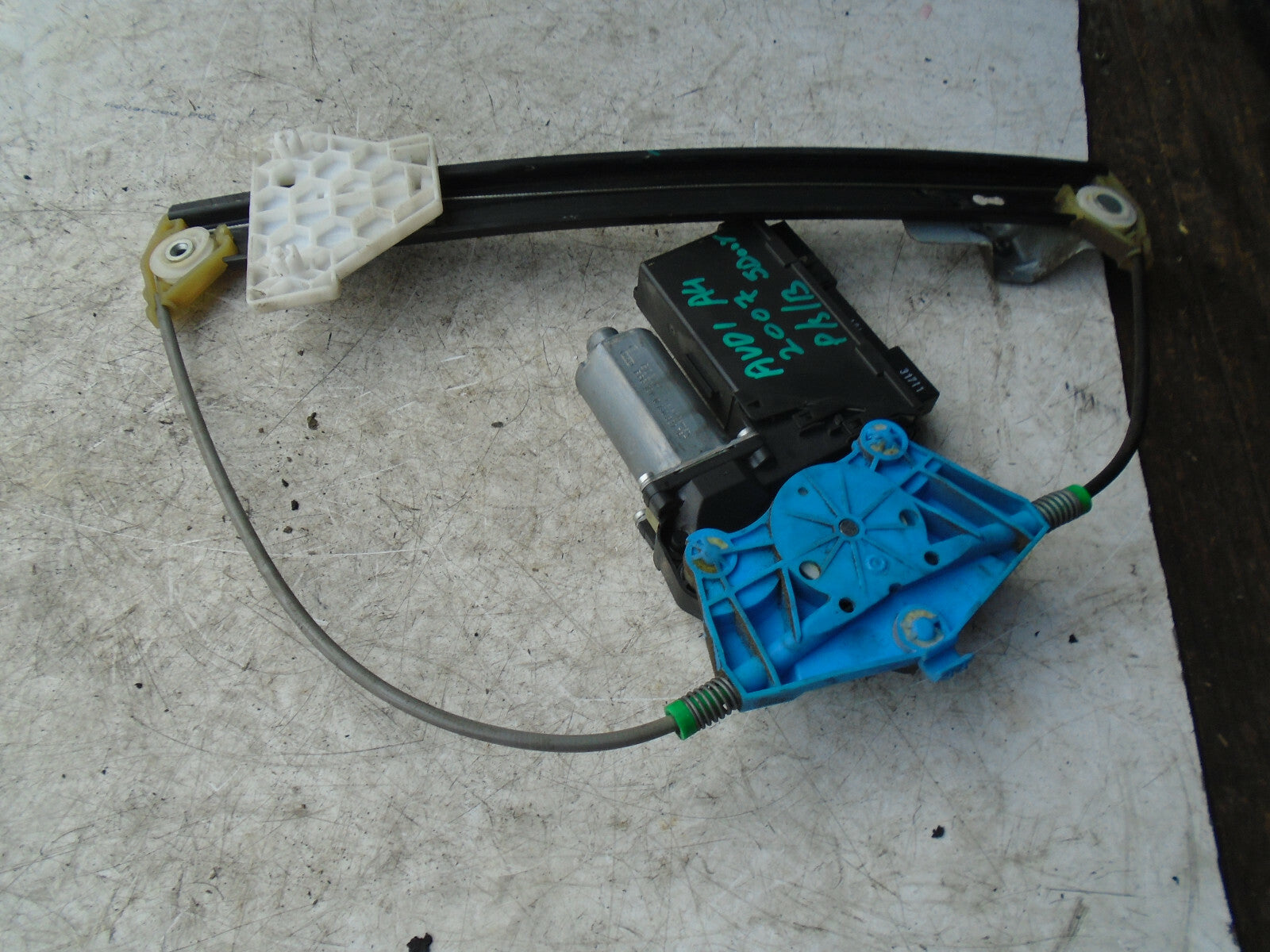 AUDI A4 2007 B7 NSR PASSENGER REAR ELECTRIC WINDOW MOTOR REGULATOR 8E2959801E