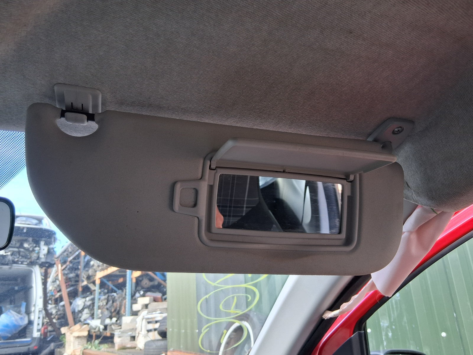 2016 PEUGEOT 108 MK2 OSF DRIVER SIDE FRONT RIGHT SUN VISOR SHADE