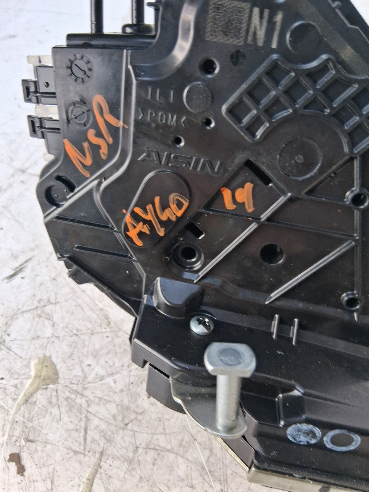2019 TOYOTA AYGO MK2 2019 NSR PASSENGER SIDE REAR DOOR LOCK MECHANISM
