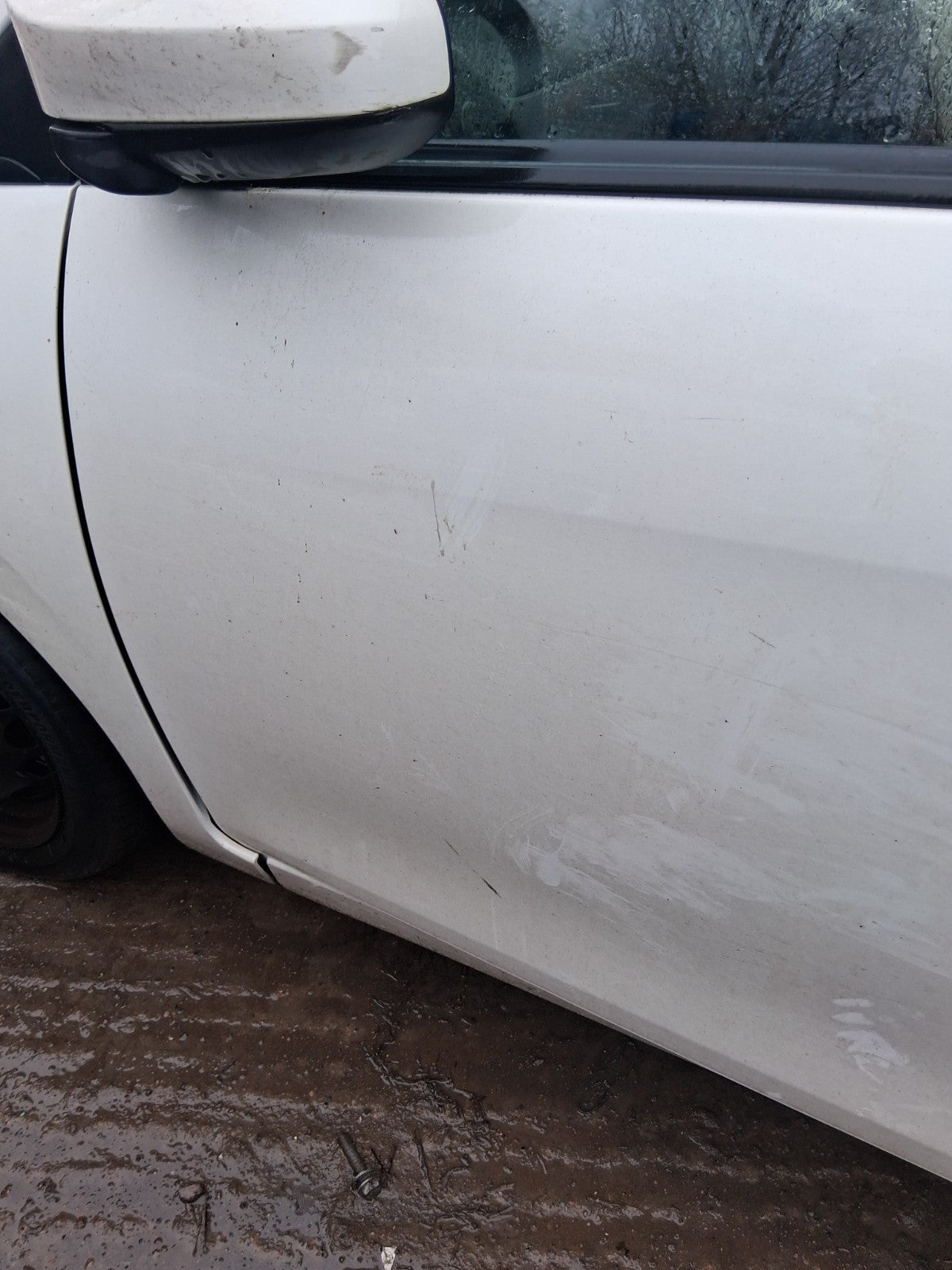2019 PEUGEOT 108 3 DOOR MK2 NS PASSENGER SIDE LEFT BARE DOOR SOLID WHITE KWD