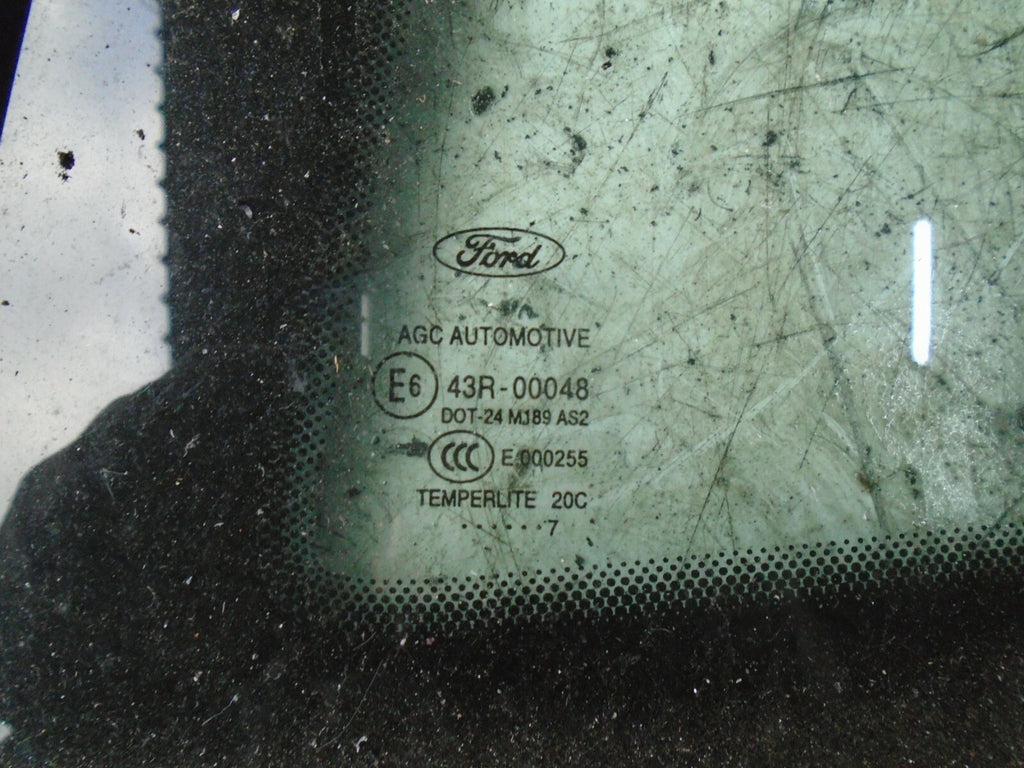 FORD FIESTA 2017 MK7 2 DOOR NSR REAR PASSENGER SIDE WINDOW GLASS E643R00048