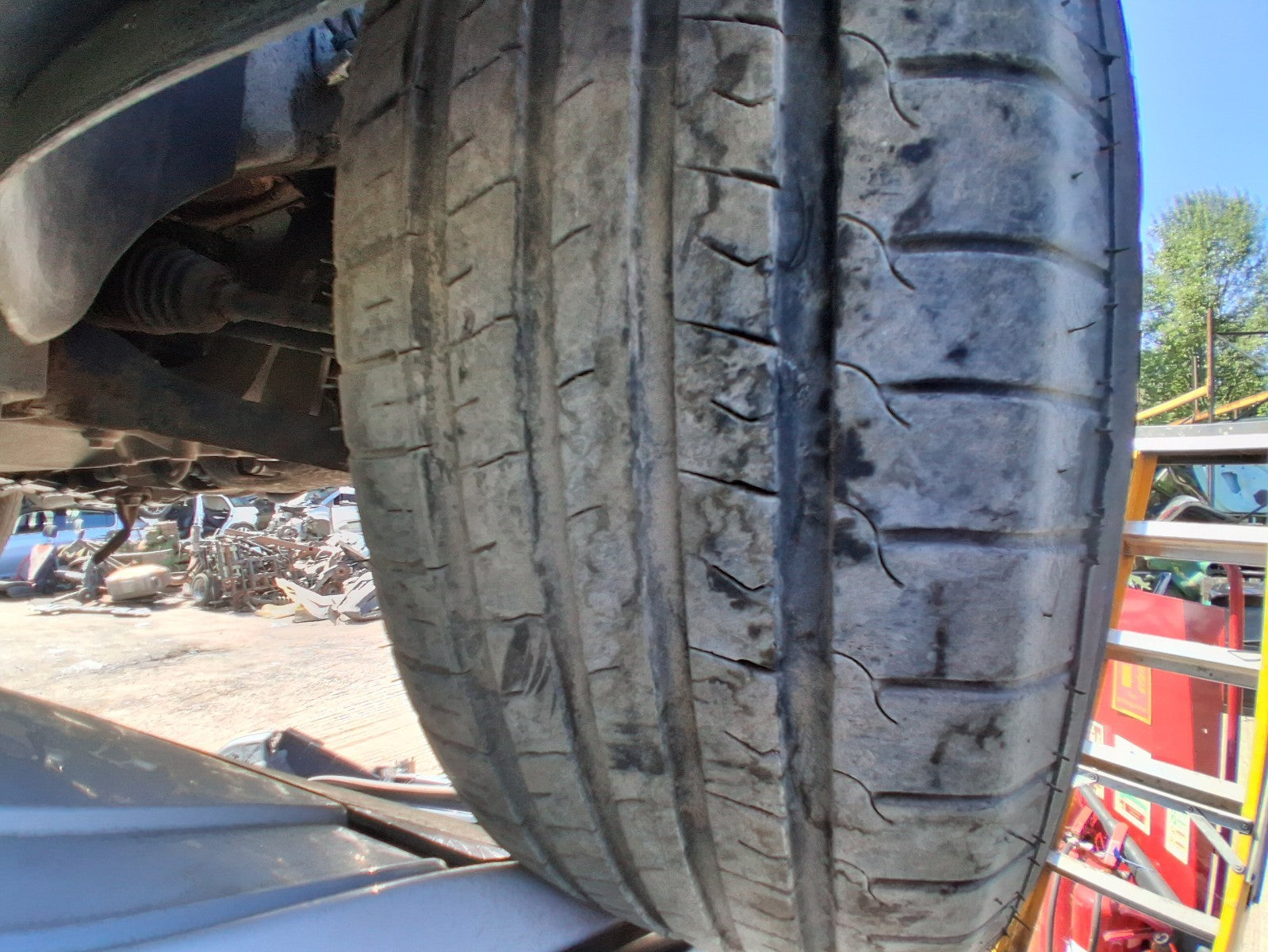 2013 VW VOLKSWAGEN TIGUAN MK1 16 INCH ALLOY WHEEL WITH TYRE 215/65R16 REF 4