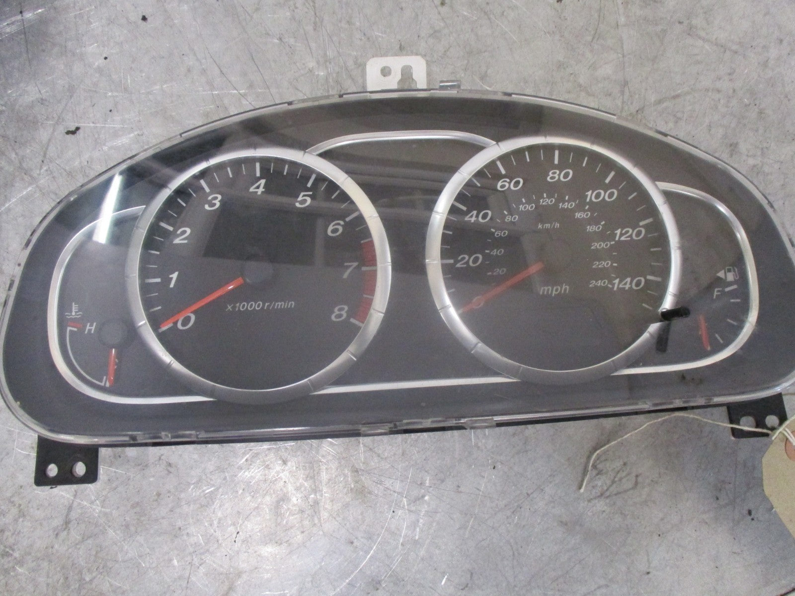 2007 MAZDA 6 2.0 16V  INSTRUMENT CLUSTER SPEEDOMETER GR1L55430