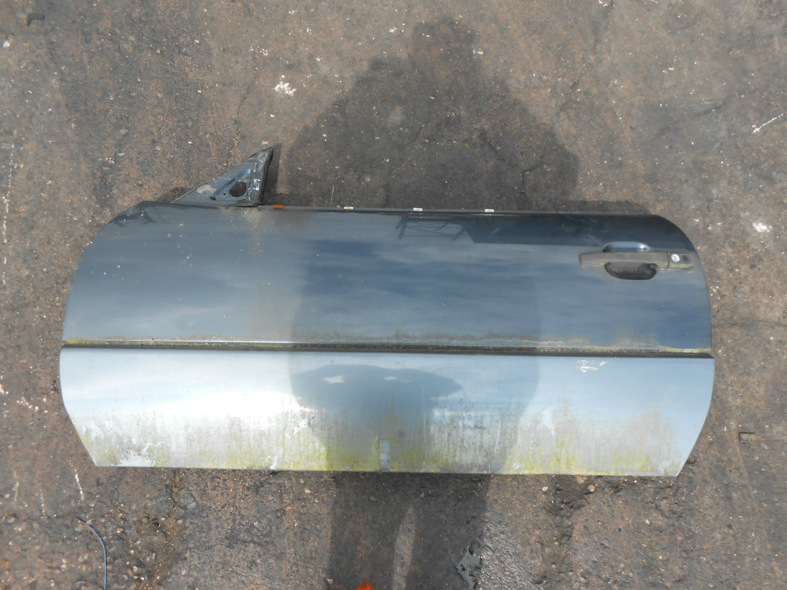 MERCEDES SL R129 1989 300SL NS PASSENGER SIDE BARE DOOR SHELL BLUE