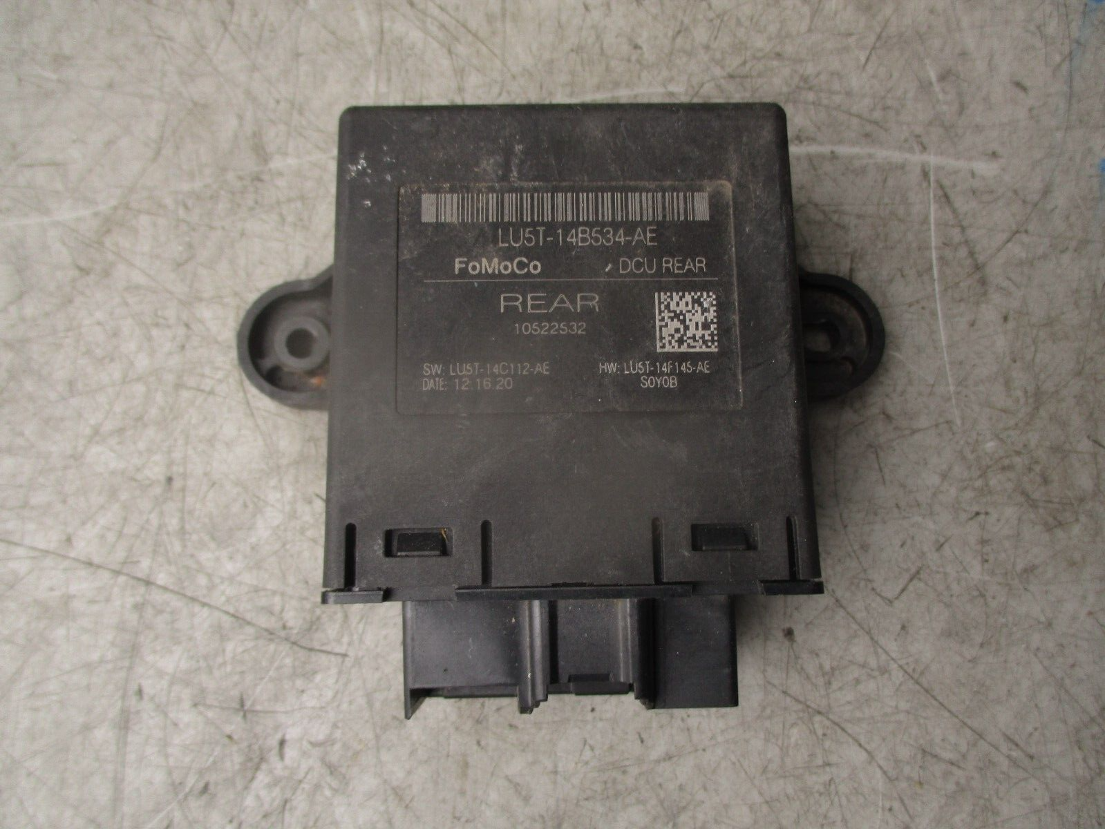 2021 FORD FIESTA MK8 OSR DRIVER SIDE REAR RIGHT DOOR CONTROL MODULE LU5T14B534