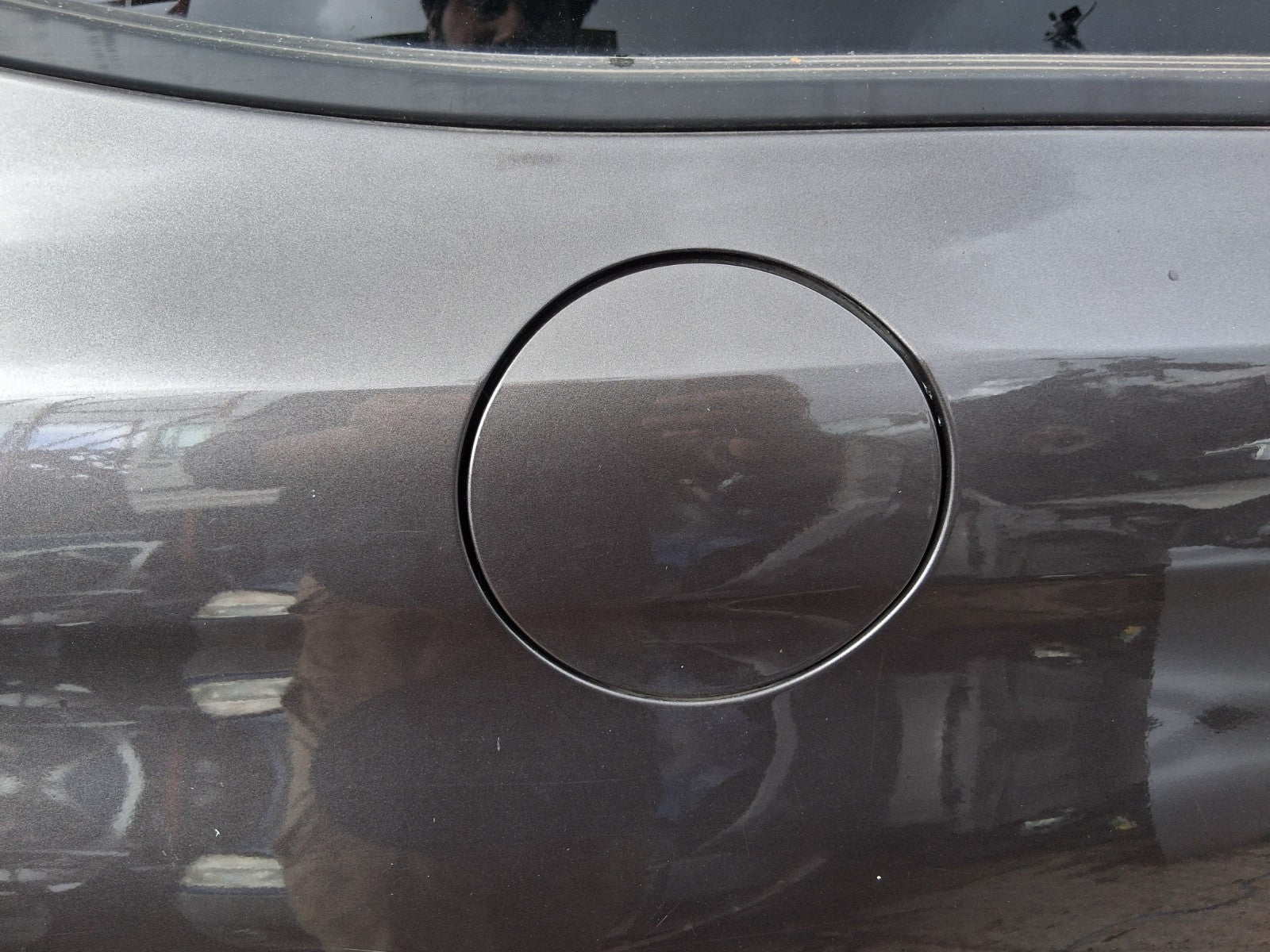 2015 PEUGEOT 308 MK2 ESTATE FUEL FLAP LID COVER GREY MOKA KKS