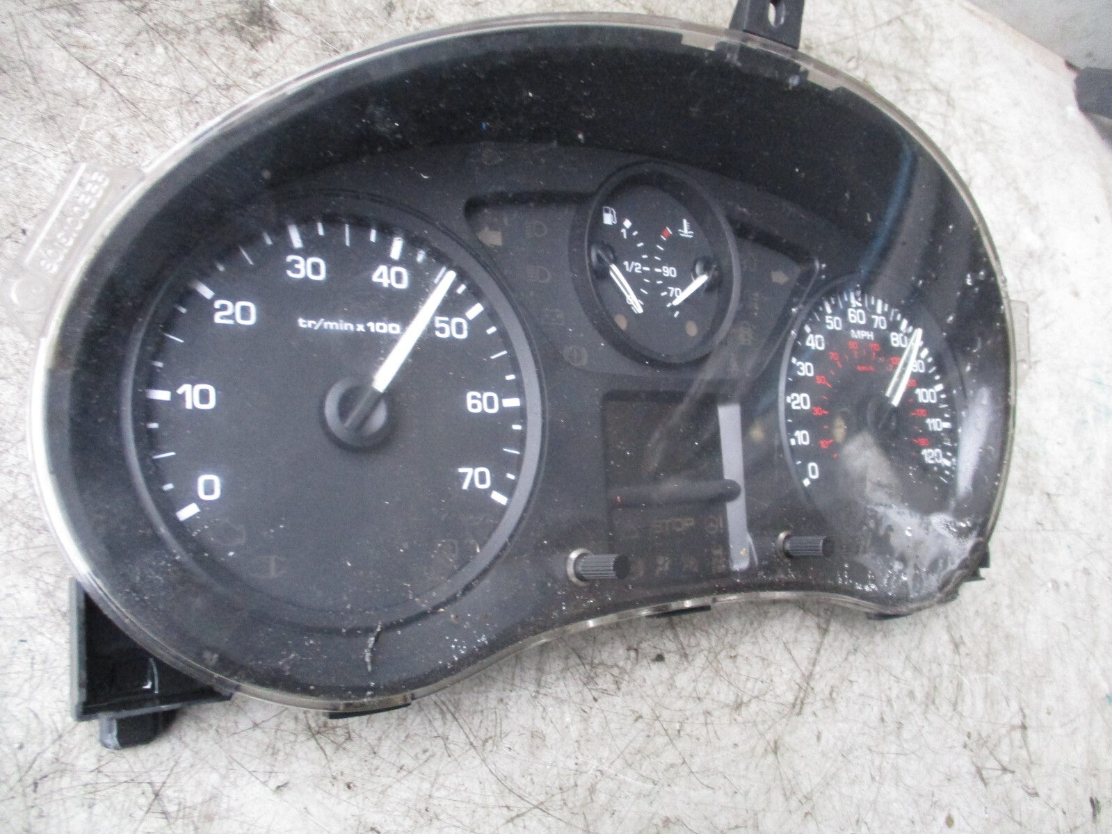 2007 PEUGEOT EXPERT MK2 SPEEDOMETER INSTRUMENT CLUSTER 1401108280