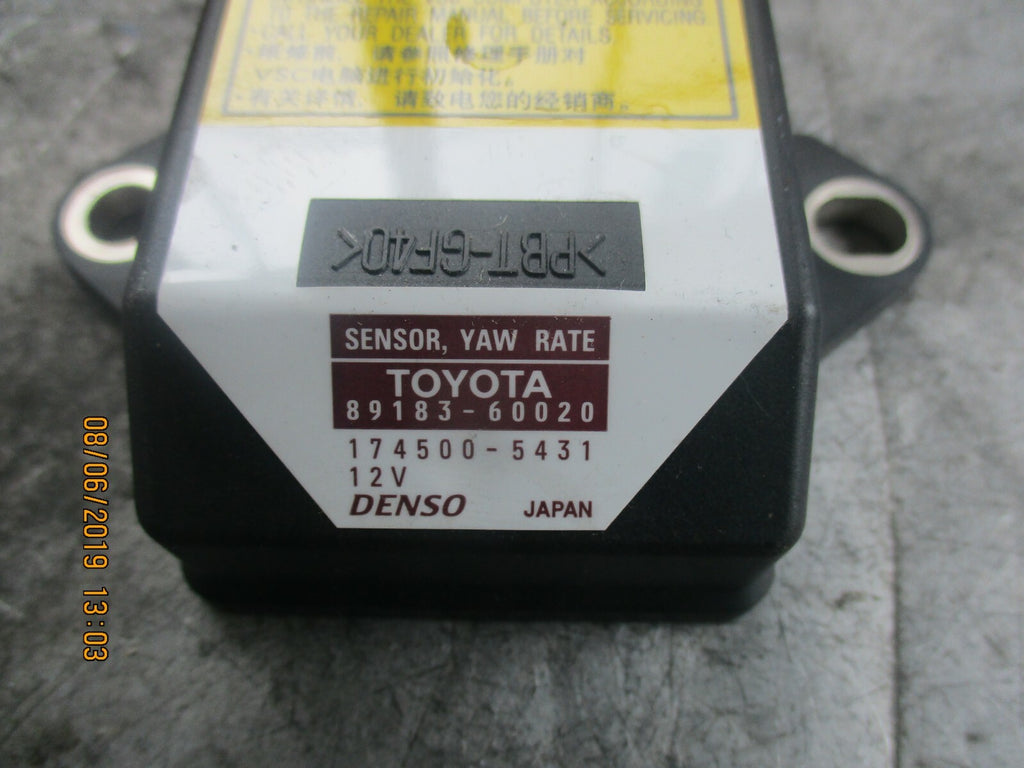 LEXUS IS XE20 YAW RATE SENSOR 8918360020