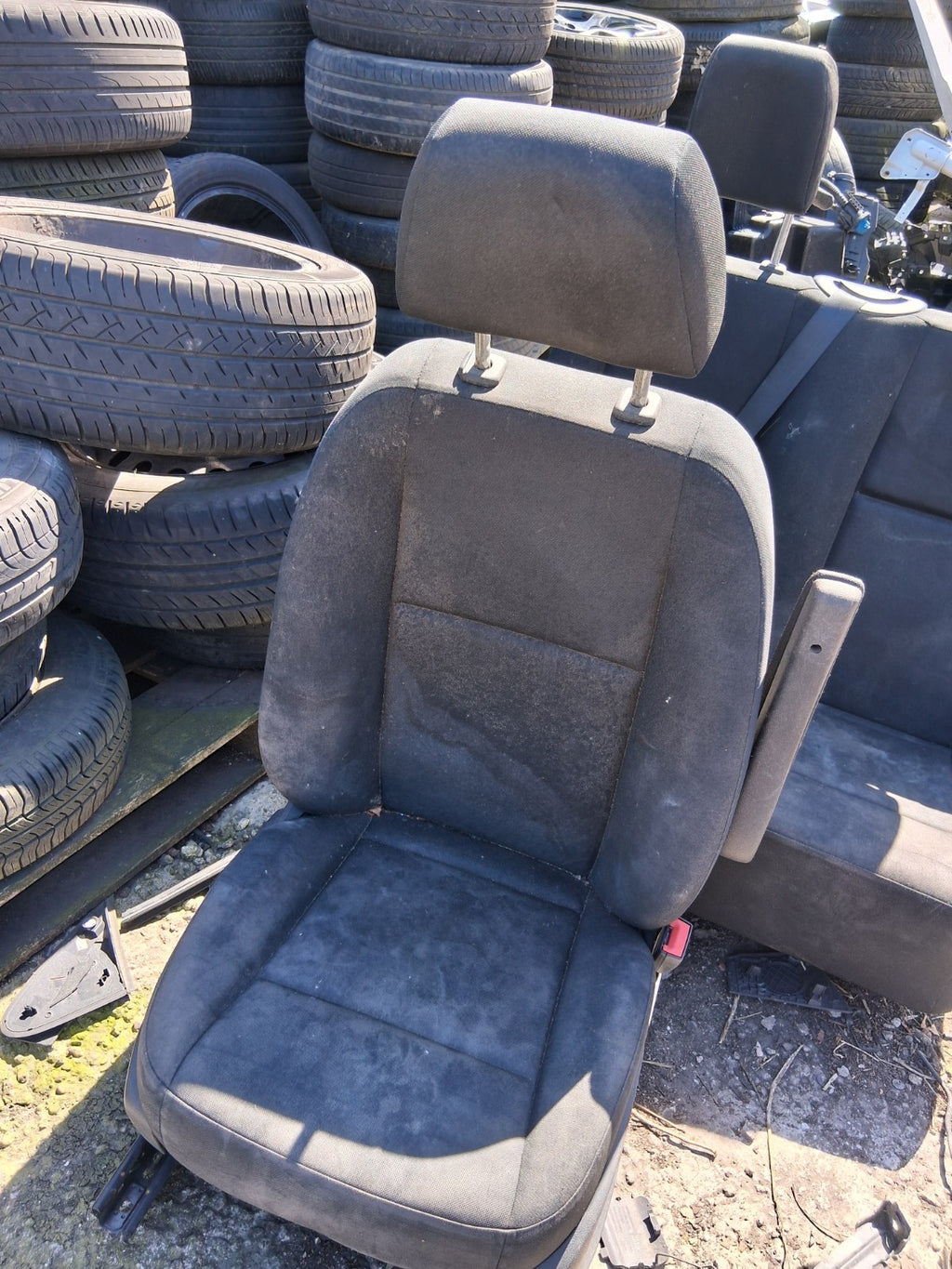 2020 MERCEDES SPRINTER W907 OSF DRIVER SIDE FRONT RIGHT FABRIC SEAT