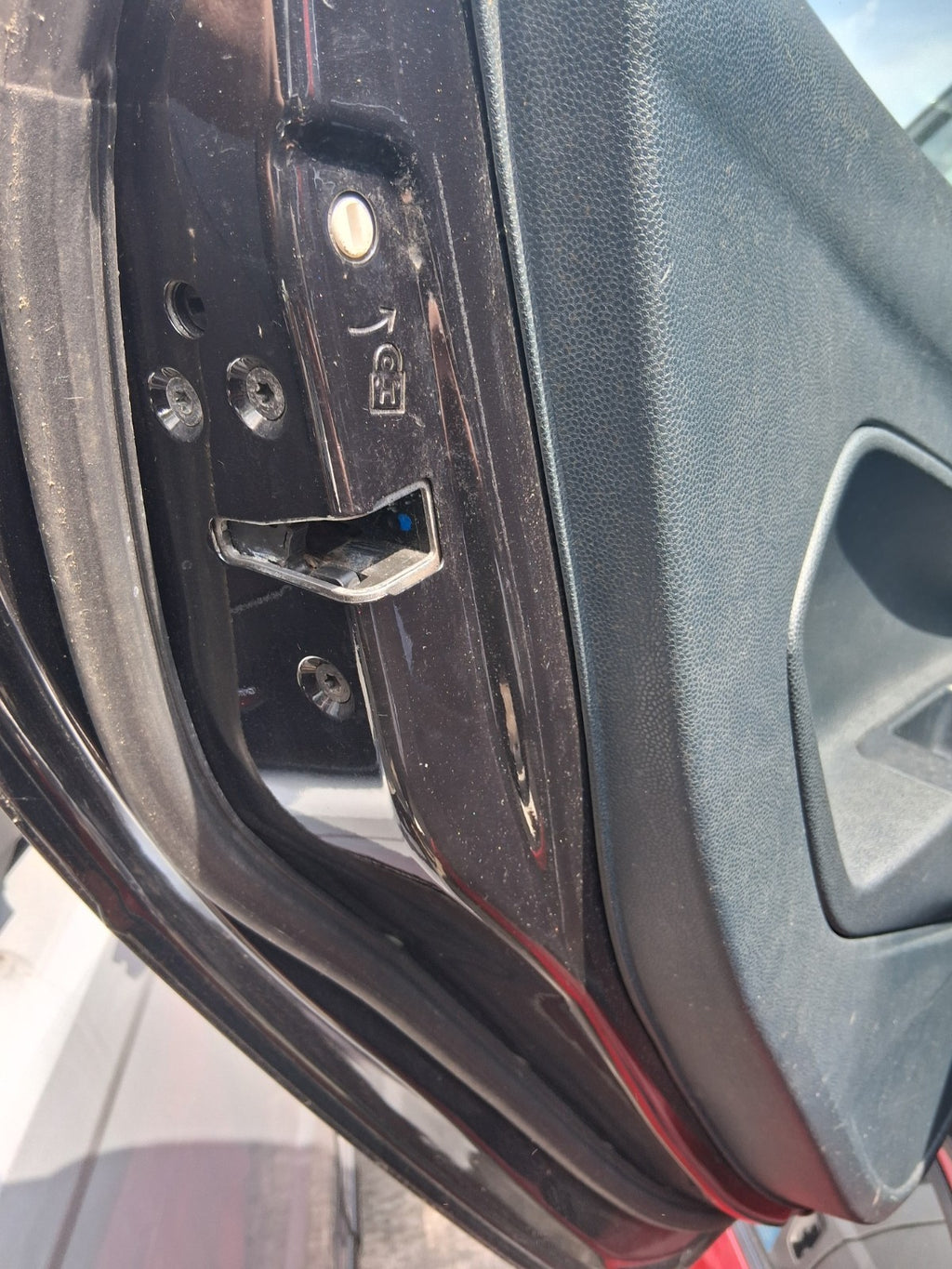 2012 FORD FIESTA MK7 5 DOOR NSR PASSENGER SIDE REAR LEFT COMPLETE DOOR BLACK
