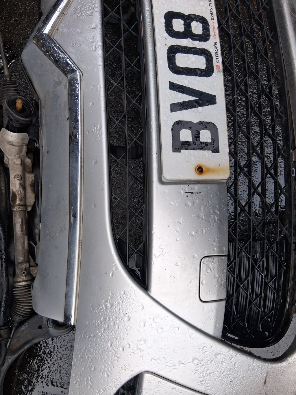 2008 CITROEN C4 PICASSO COMPLETE FRONT BUMPER SILVER