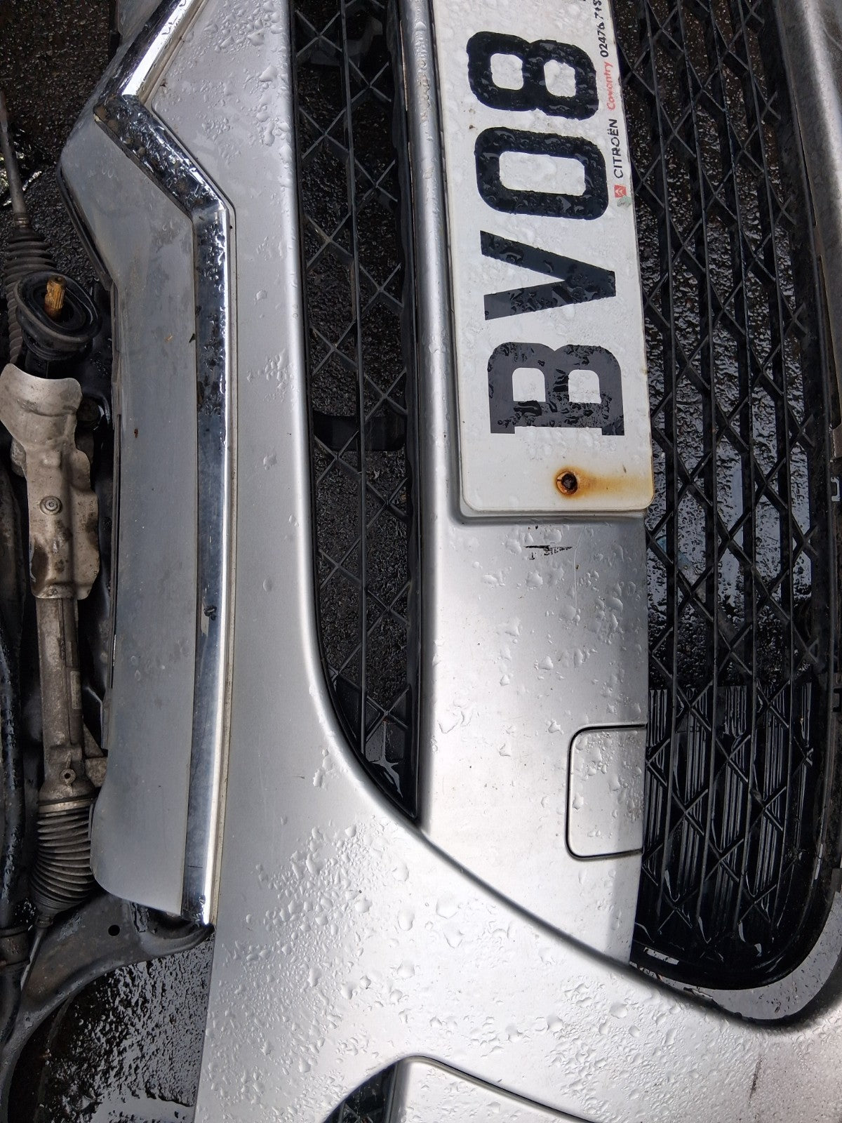 2008 CITROEN C4 PICASSO COMPLETE FRONT BUMPER SILVER