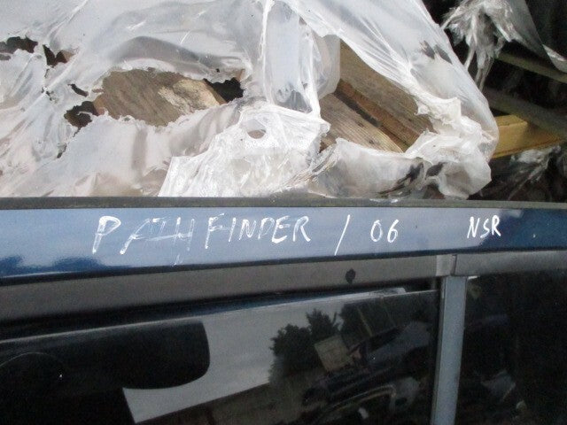 2006 NISSAN PATHFINDER R51 NSR PASSENGER SIDE REAR BARE DOOR BLUE BW9