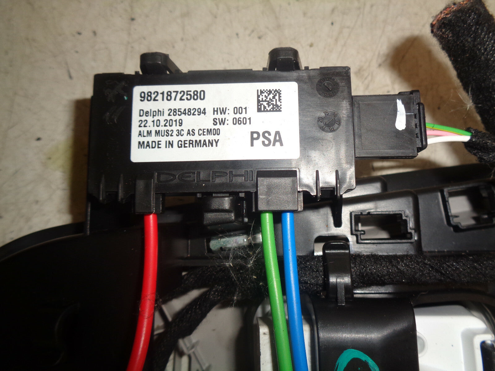 CITROEN C5 AIRCROSS 2019 INTERIOR ROOF CEILING SWITCH PANEL MAP READING