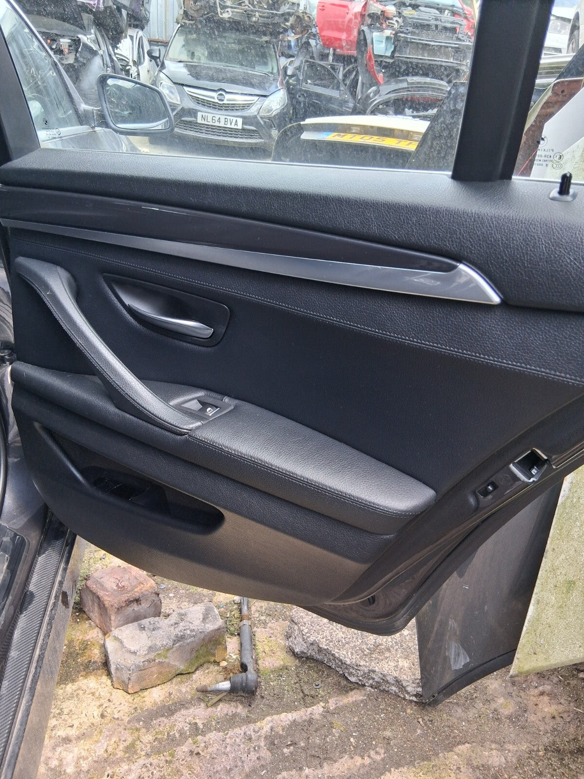 2012 BMW 5 SERIES F10 OSR DRIVER SIDE REAR RIGHT COMPLETE DOOR SOPHISTO GREY II