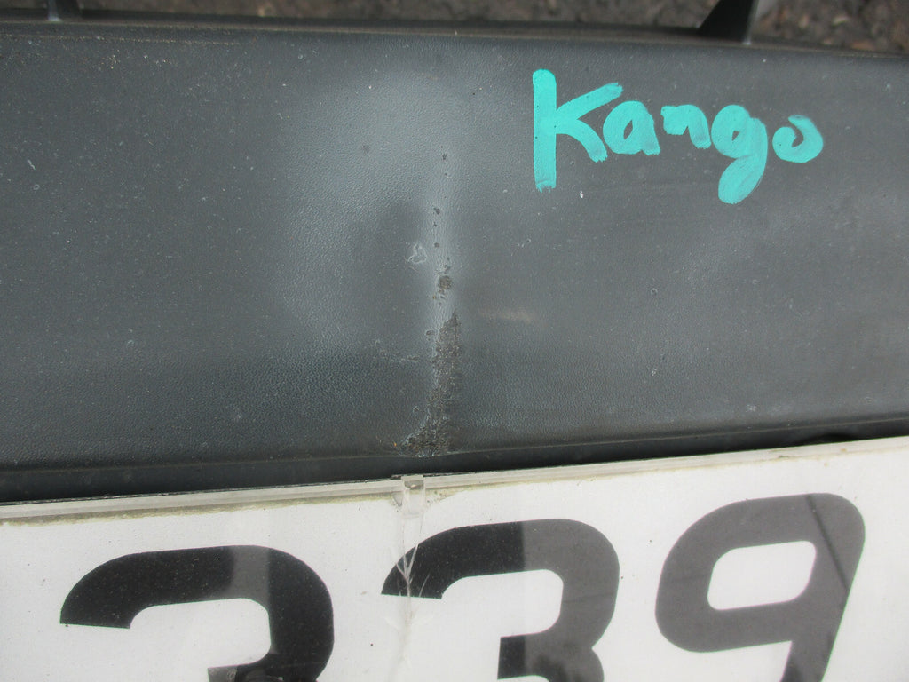 RENAULT KANGOO MK1 FRONT BUMPER PLASTIC BLACK COMPLETE