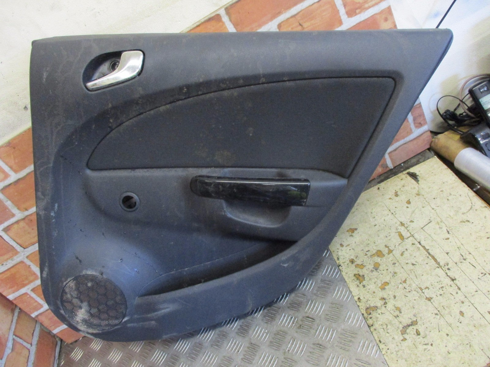 VAUXHALL CORSA D 2014 5 DOOR OSR DRIVER SIDE REAR DOOR CARD PLASTIC PANEL