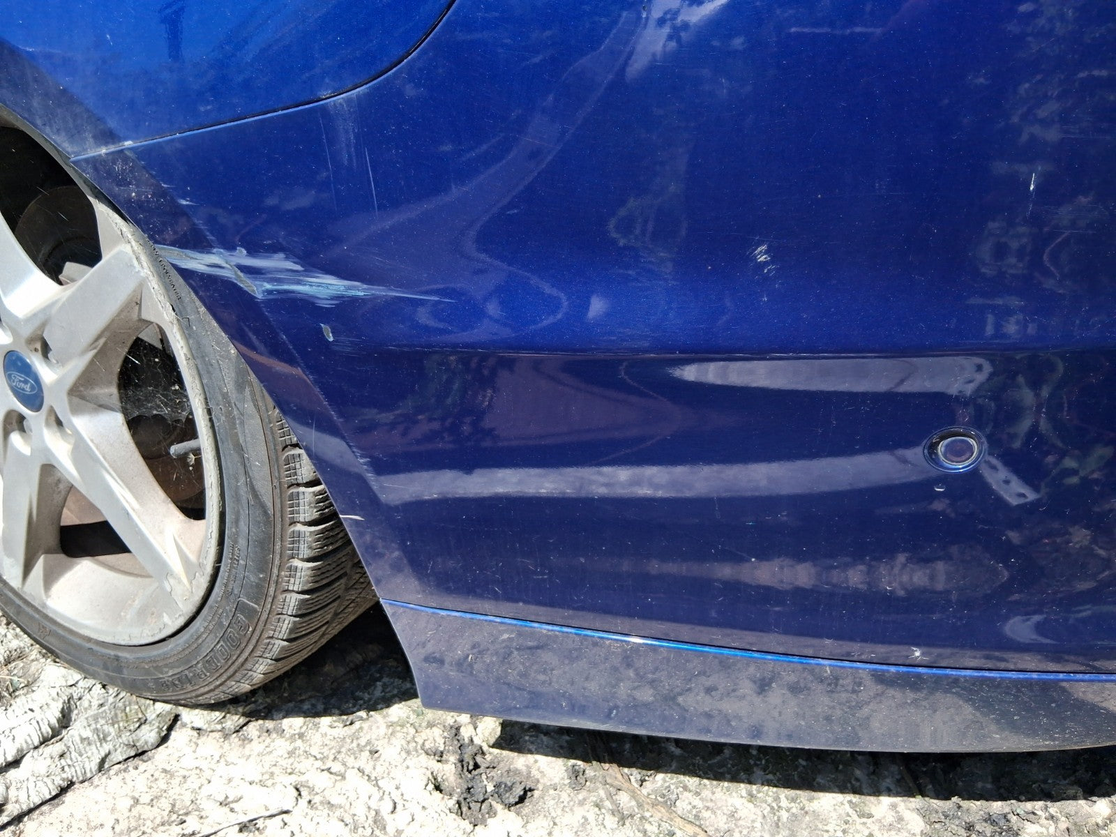 2016 FORD MONDEO MK5 HATCHBACK COMPLETE REAR BUMPER WEDGEWOOD METALLIC BLUE LD