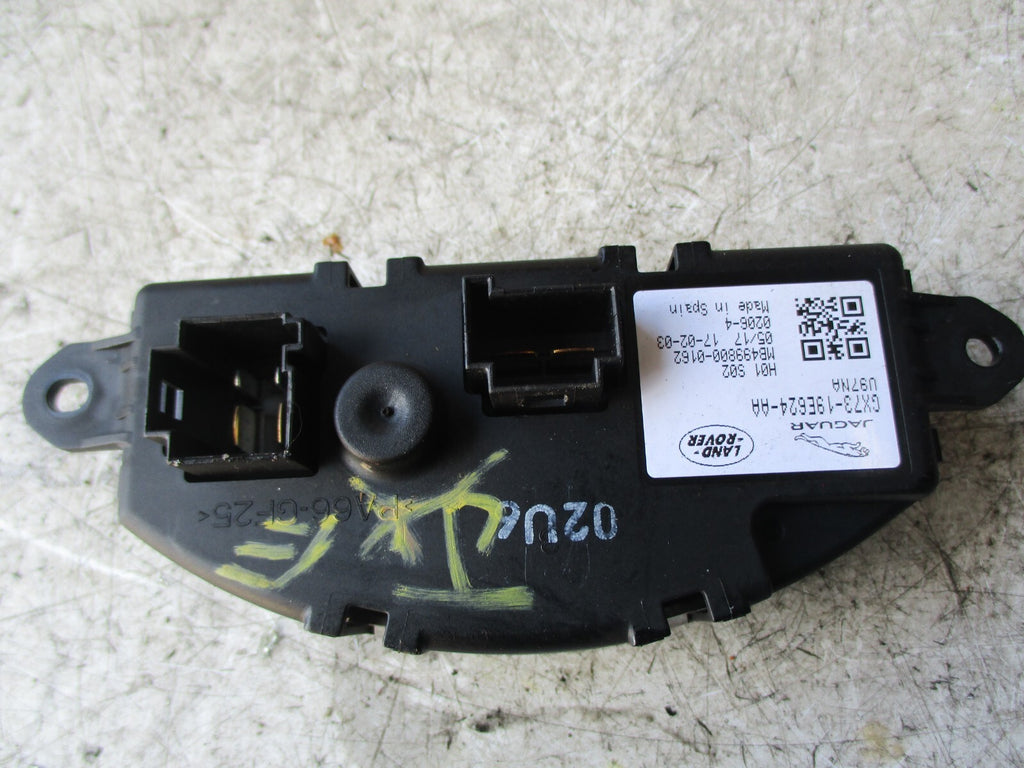 JAGUAR XE 2017 HEATER BLOWER MOTOR FAN RESISTOR GX7319E624AA