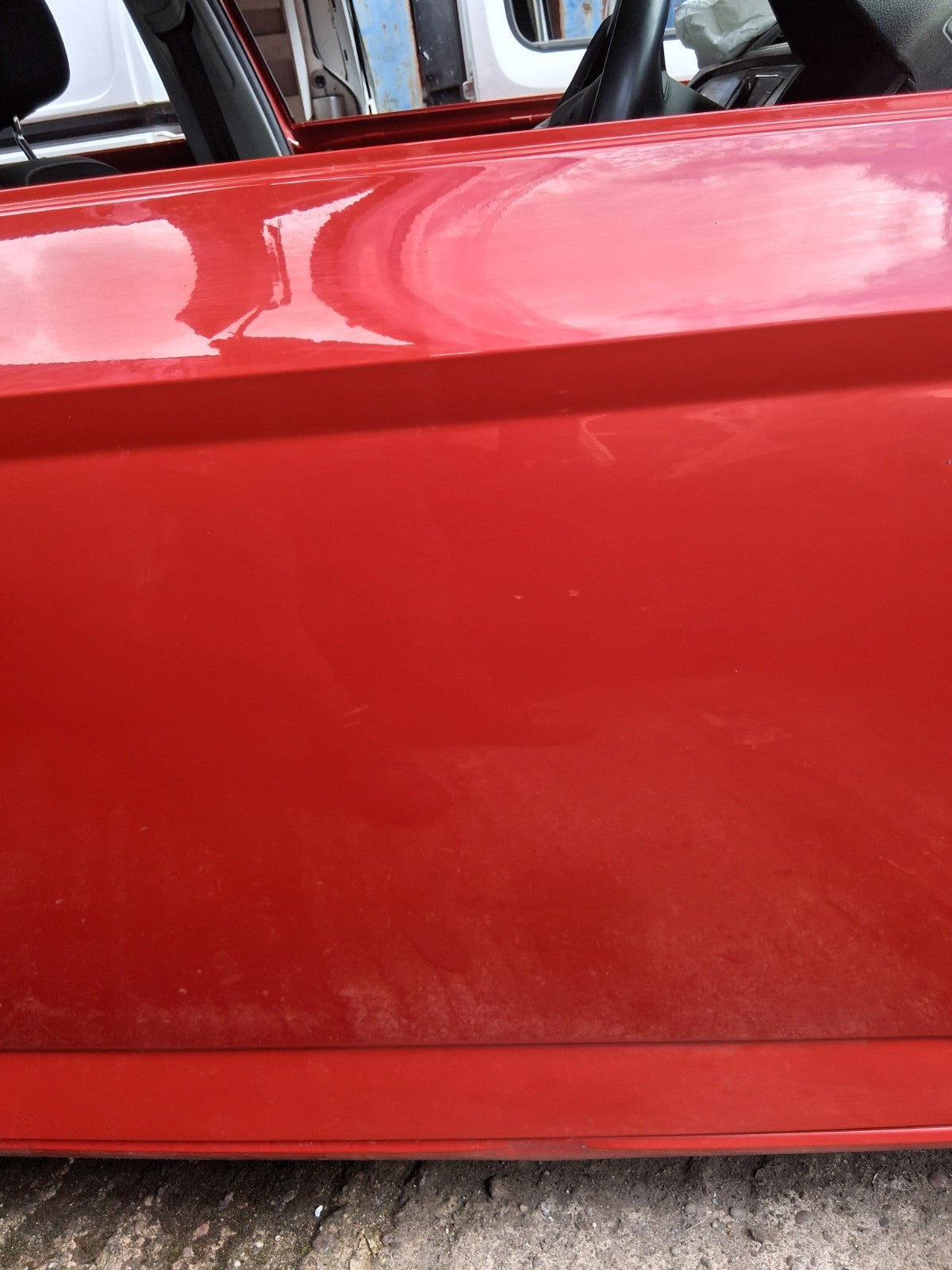 2019 SKODA FABIA MK3 NJ HATCHBACK OSF DRIVER SIDE FRONT BARE DOOR CORIDA RED F3K