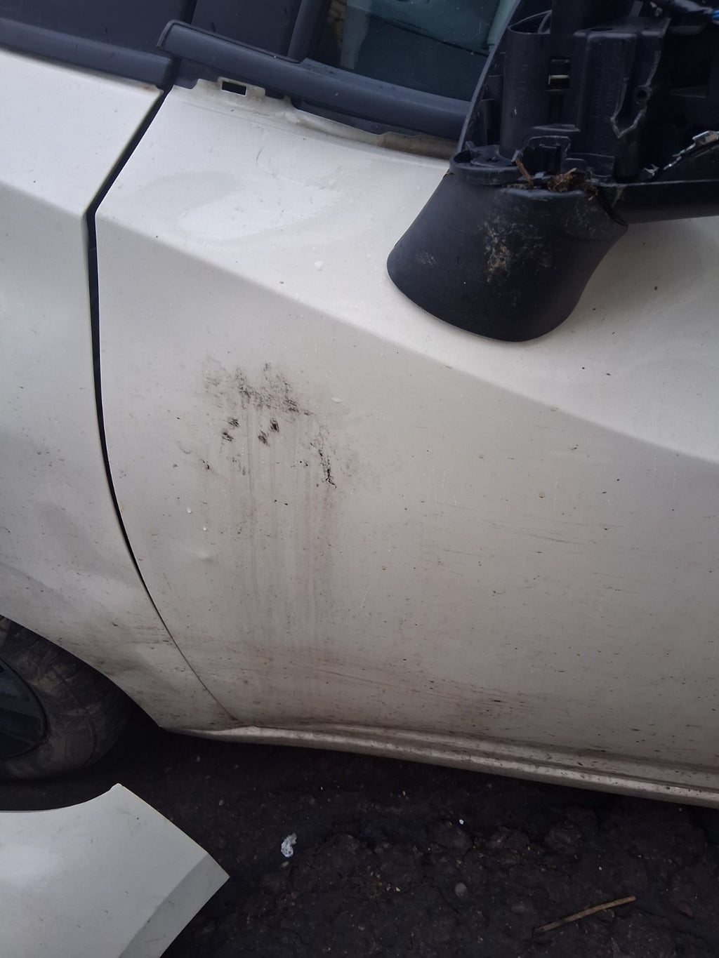 2018 NISSAN MICRA K14 NSF PASSENGER SIDE FRONT LEFT BARE DOOR IVORY D16