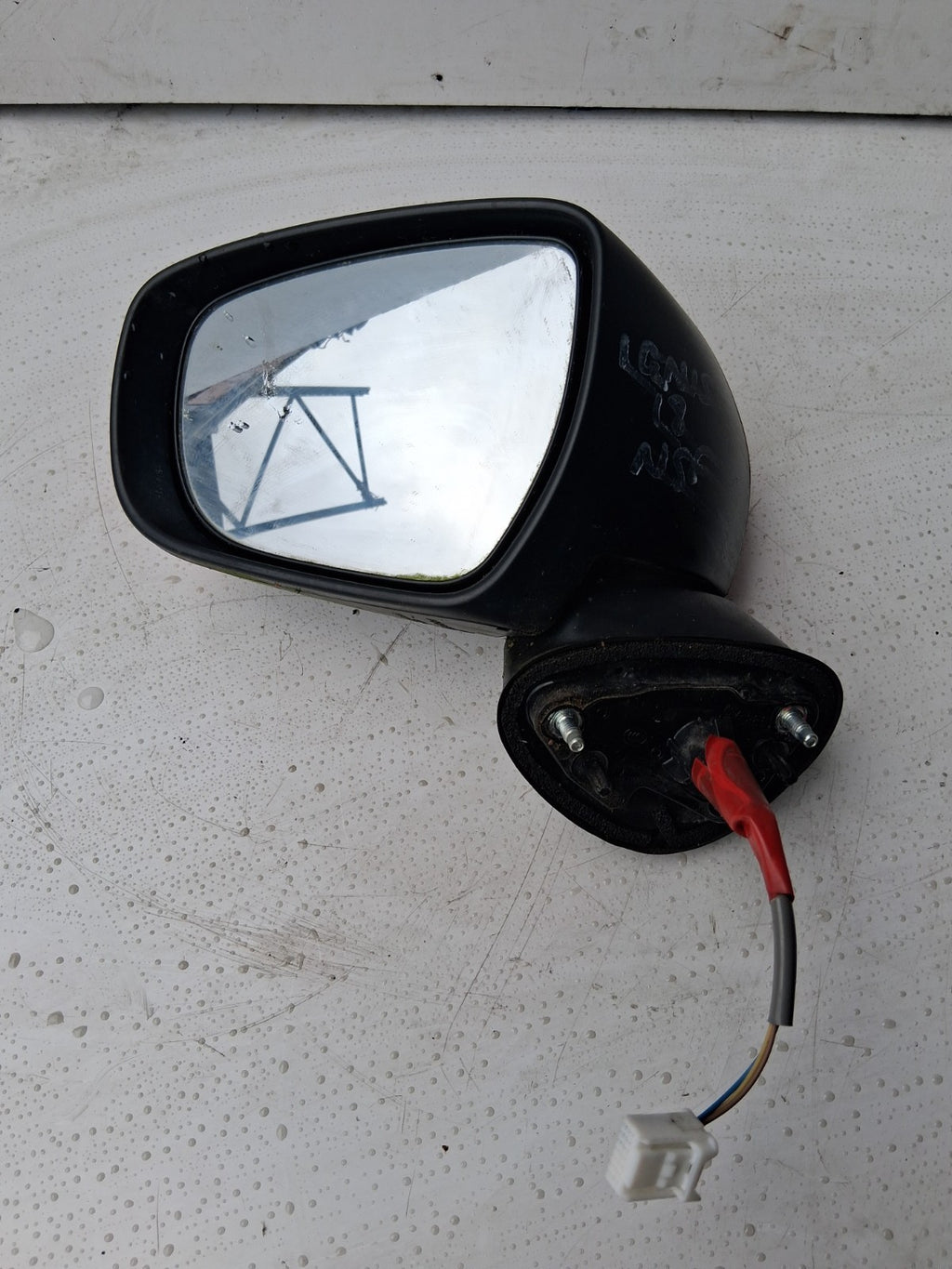2018 SUZUKI IGNIS NSF PASSENGER SIDE MANUAL FOLD WING MIRROR FERVENT RED ZNB