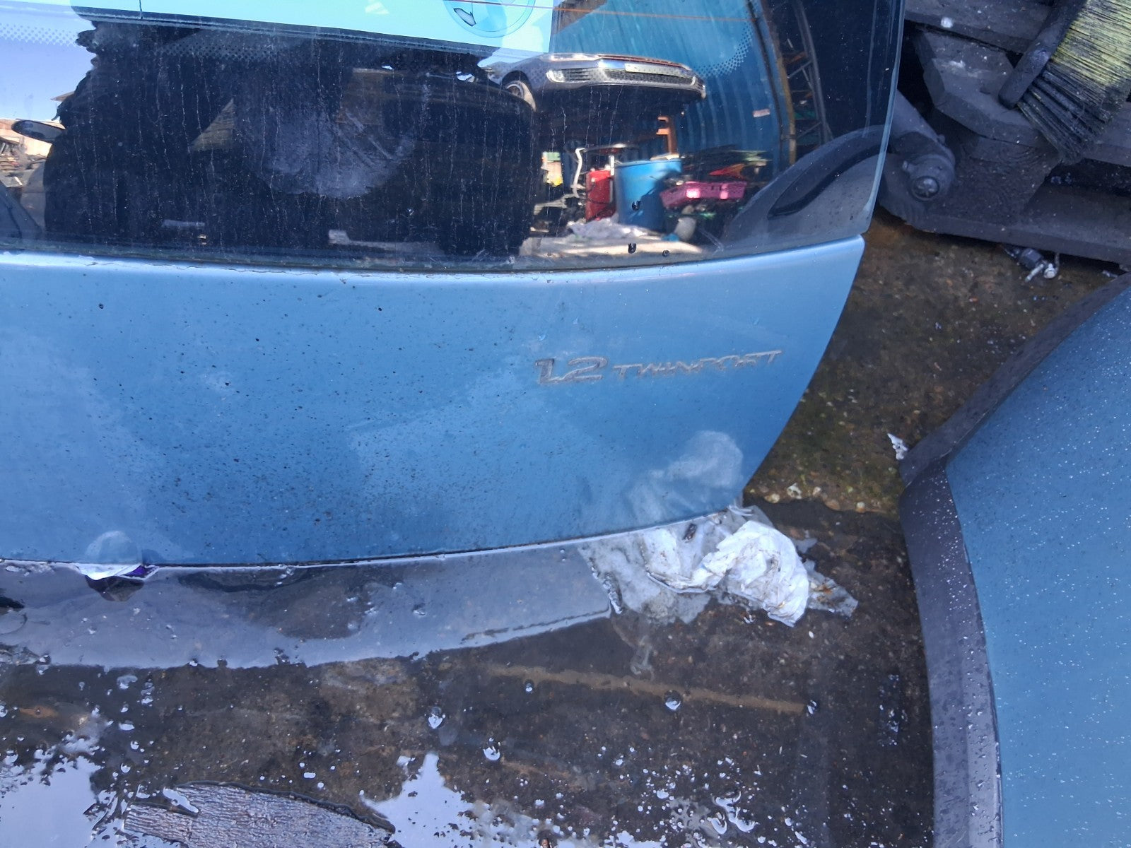 2006 VAUXHALL CORSA C REAR COMPLETE TAILGATE BOOTLID BLUE